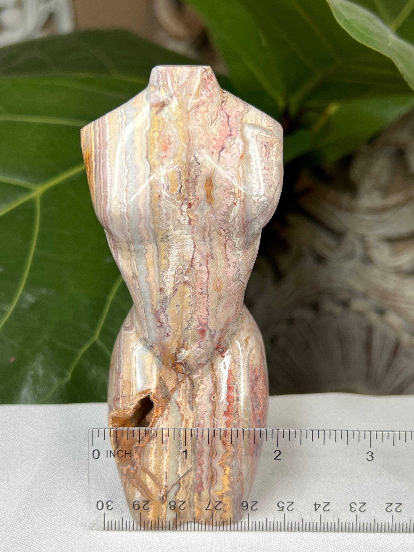 Crazy Lace Agate Goddess Body