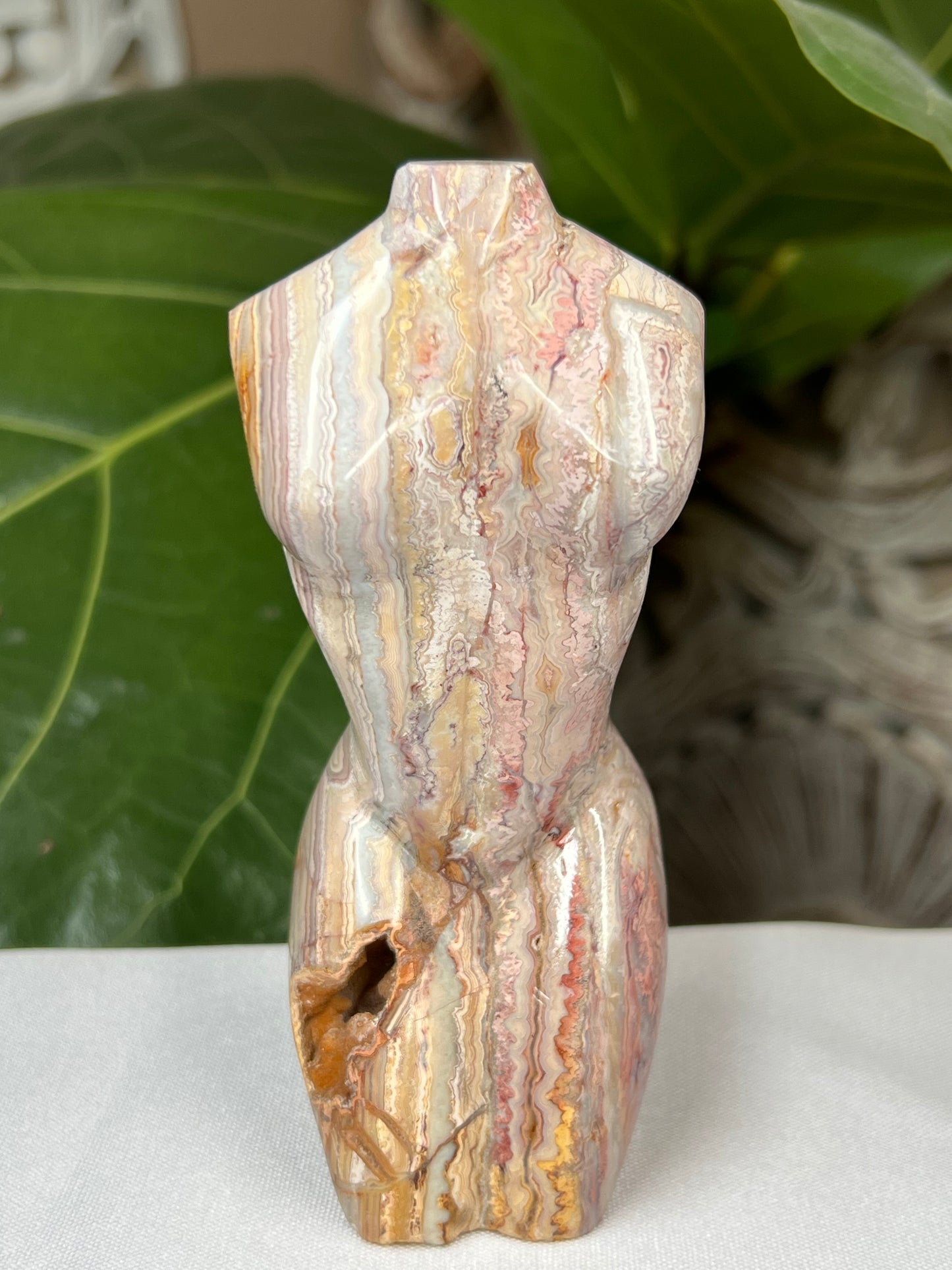 Crazy Lace Agate Goddess Body