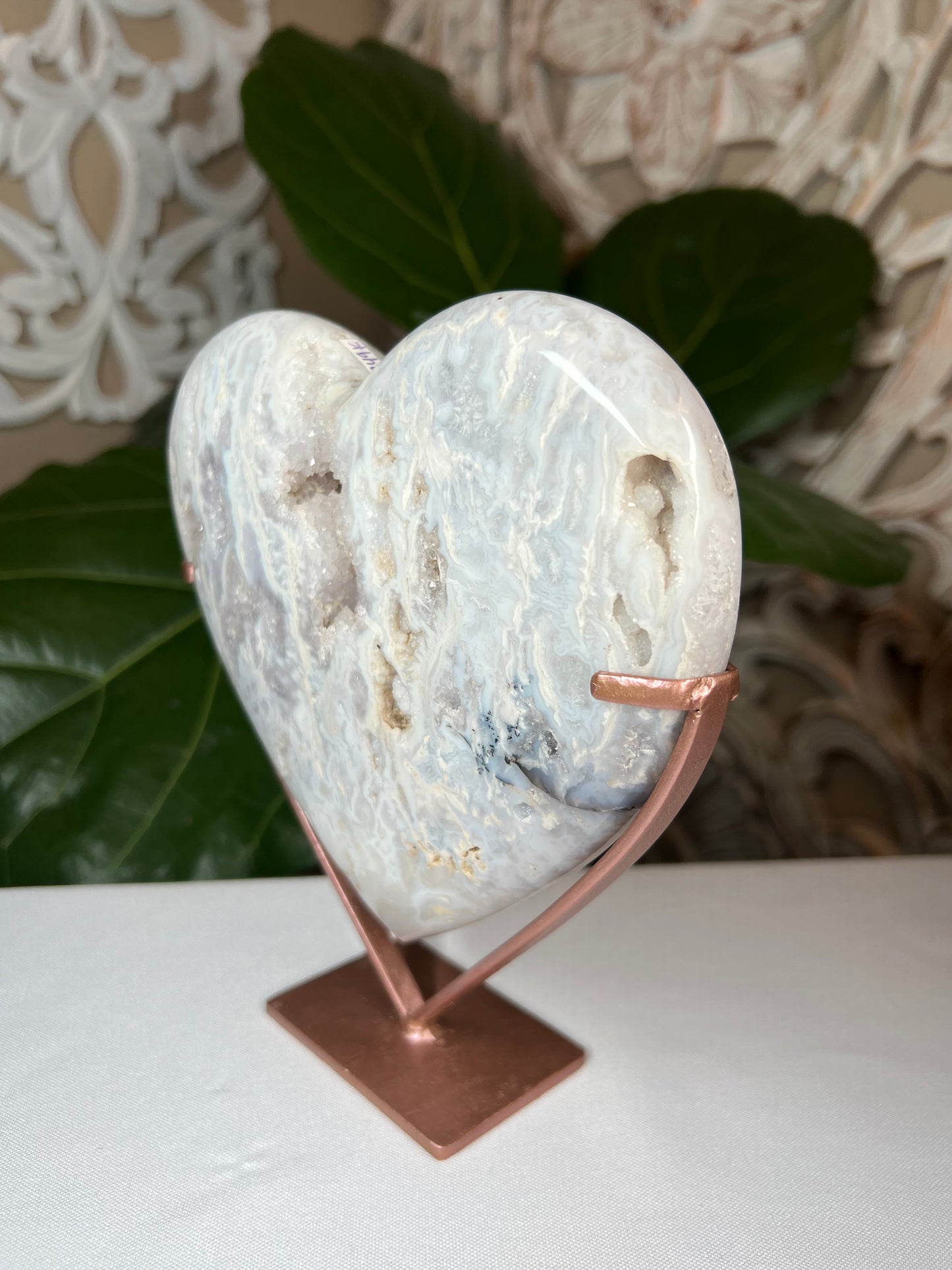 Dendritic Agate Heart