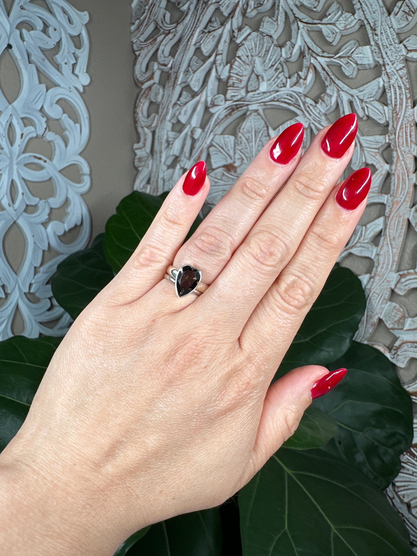 Smoky Quartz Designer Ring