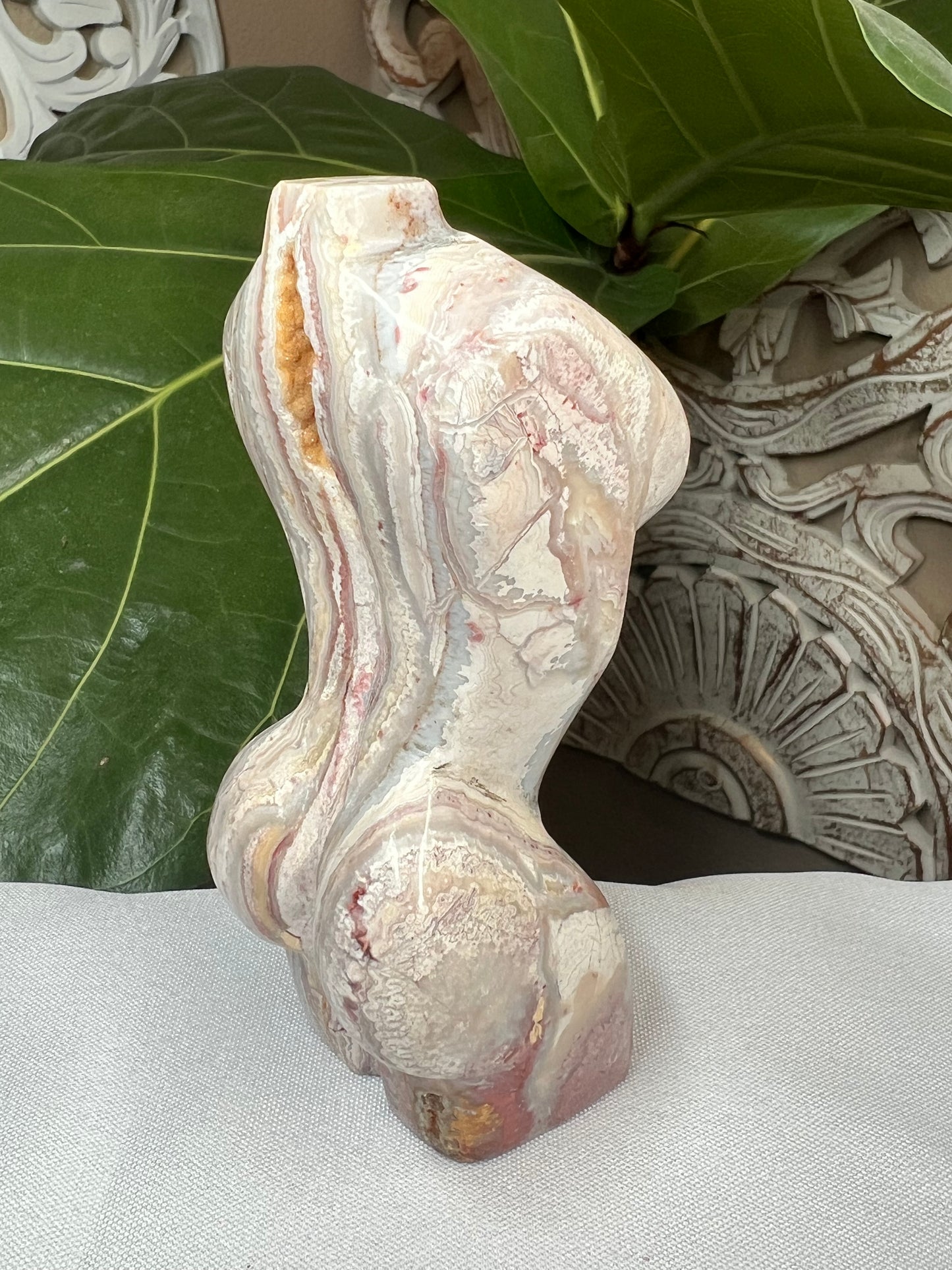 Crazy Lace Agate Goddess Body