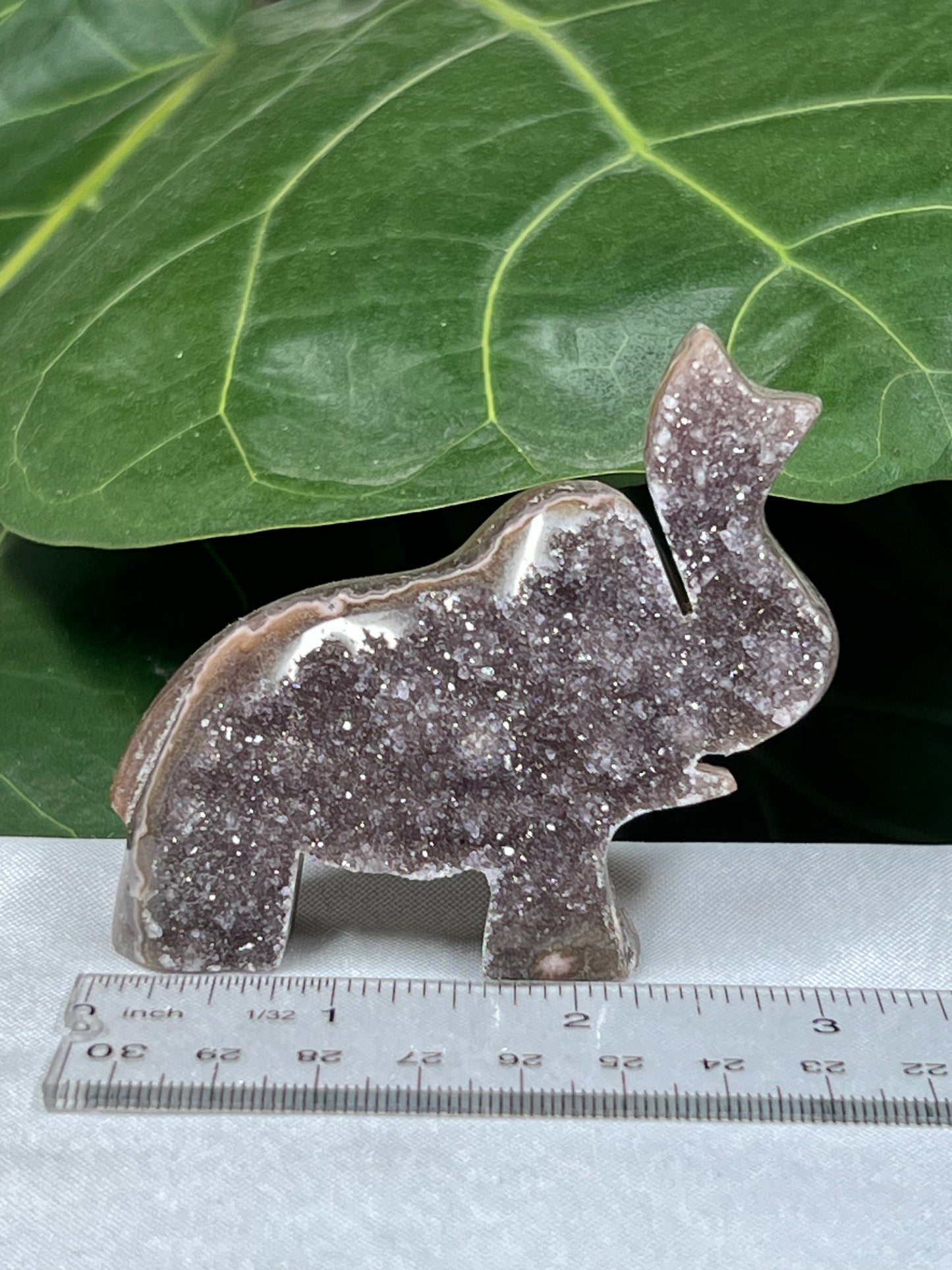 Uruguay Amethyst Elephant