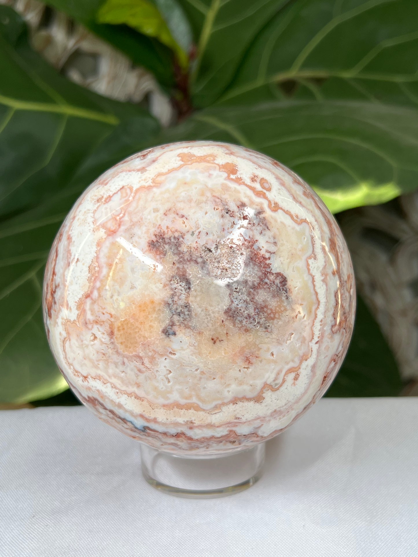 Crazy Lace Agate Sphere