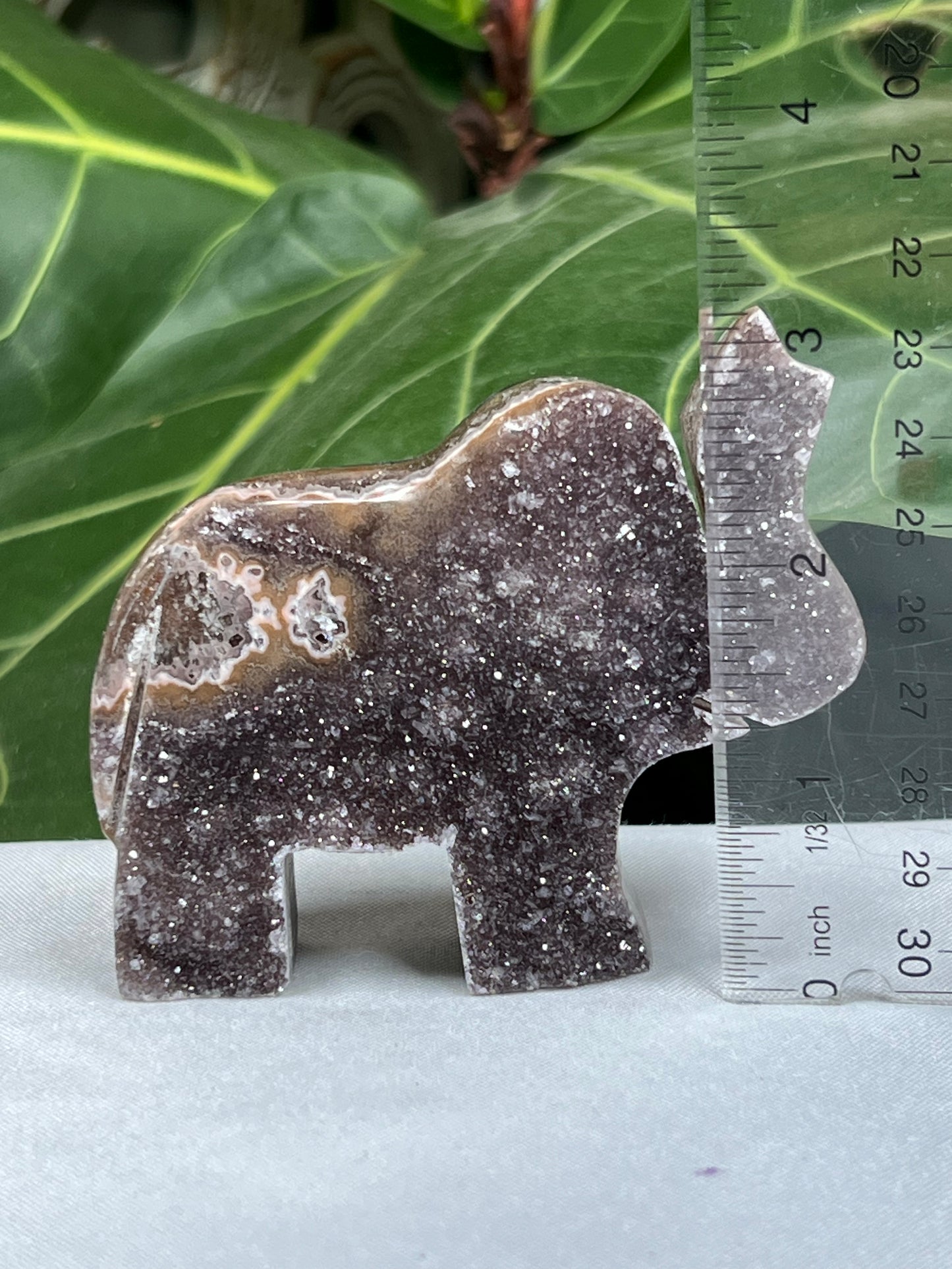 Uruguay Amethyst Elephant