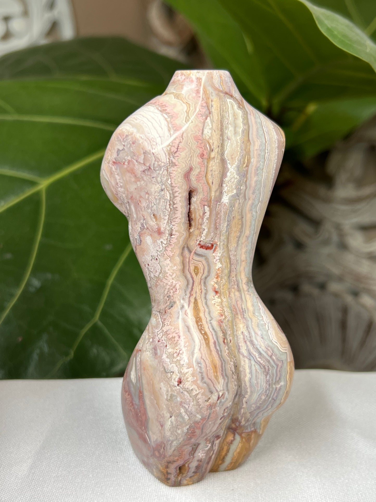 Crazy Lace Agate Goddess Body