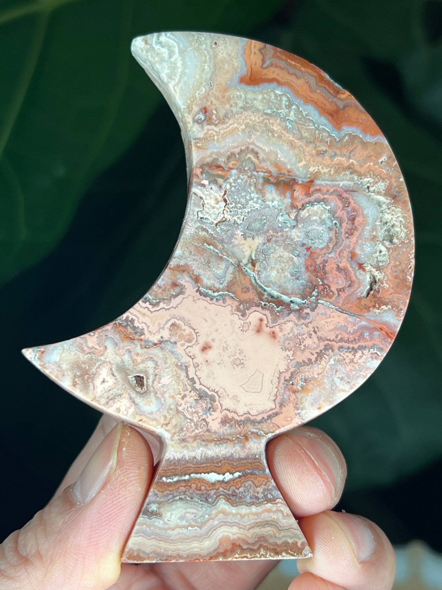 Crazy Lace Agate Moon