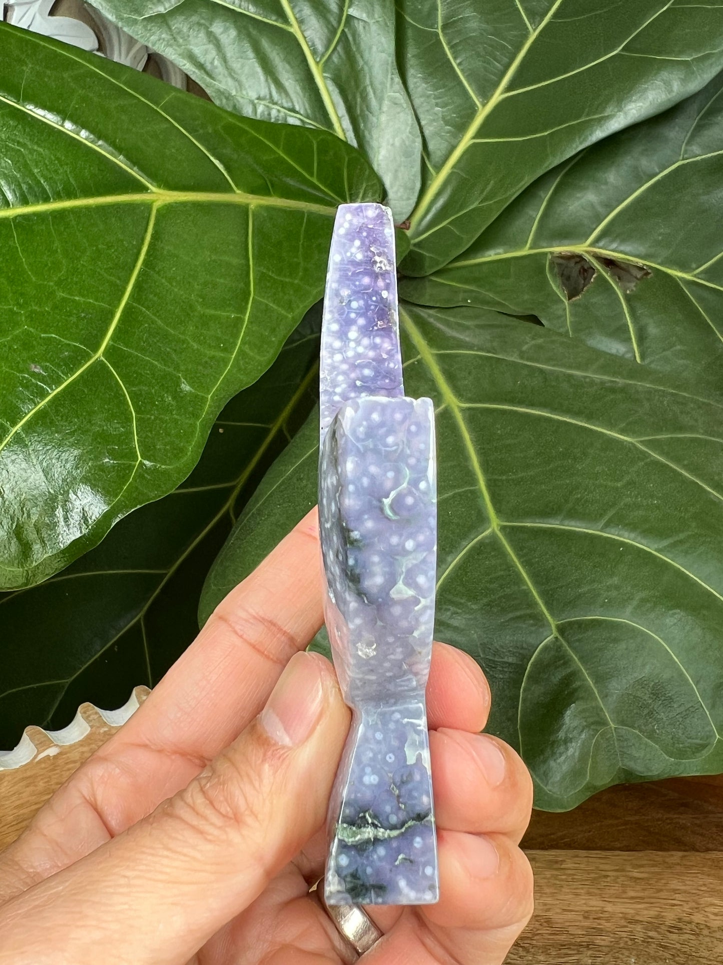 Grape Agate Moon