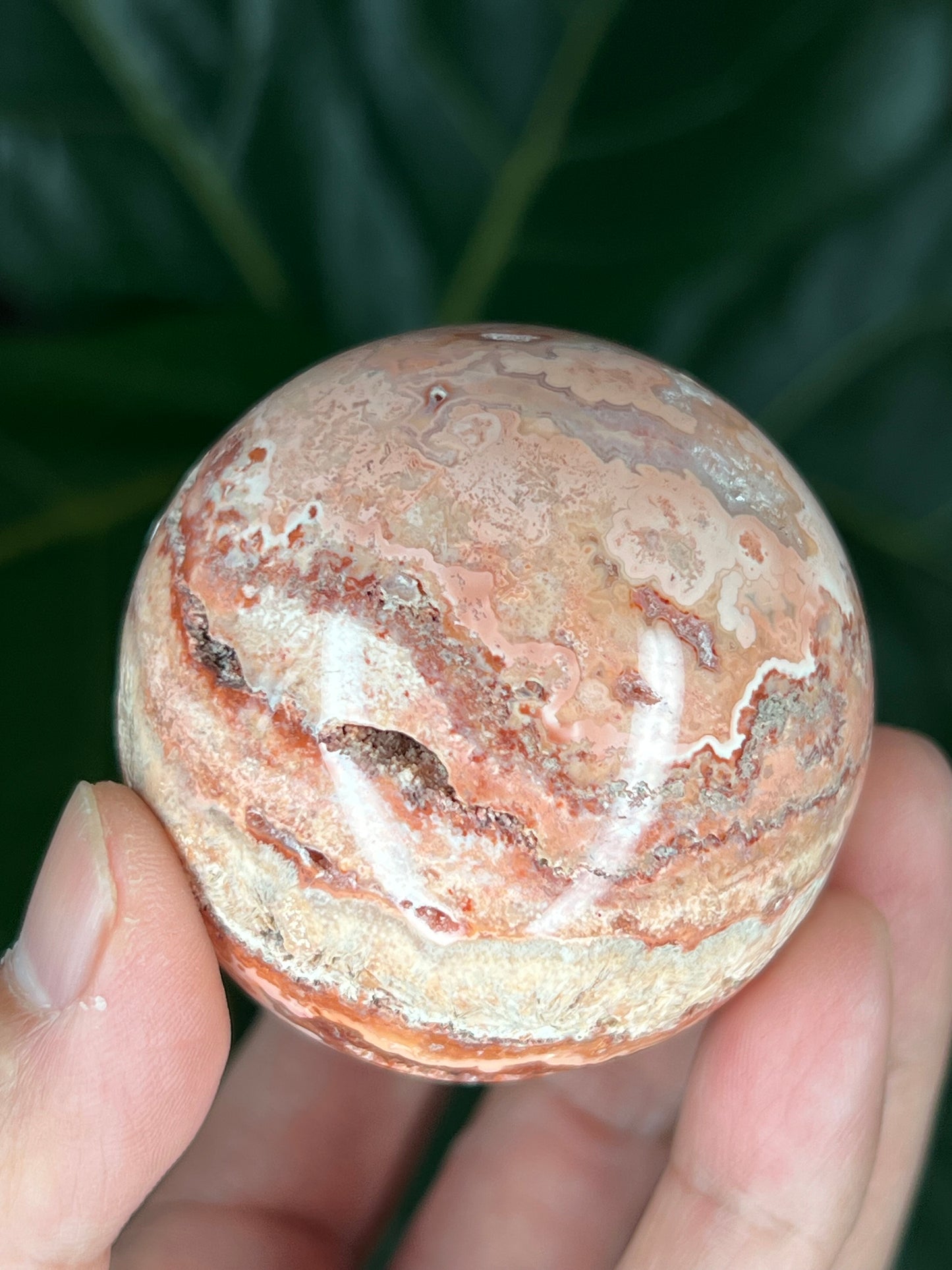 Crazy Lace Agate Sphere