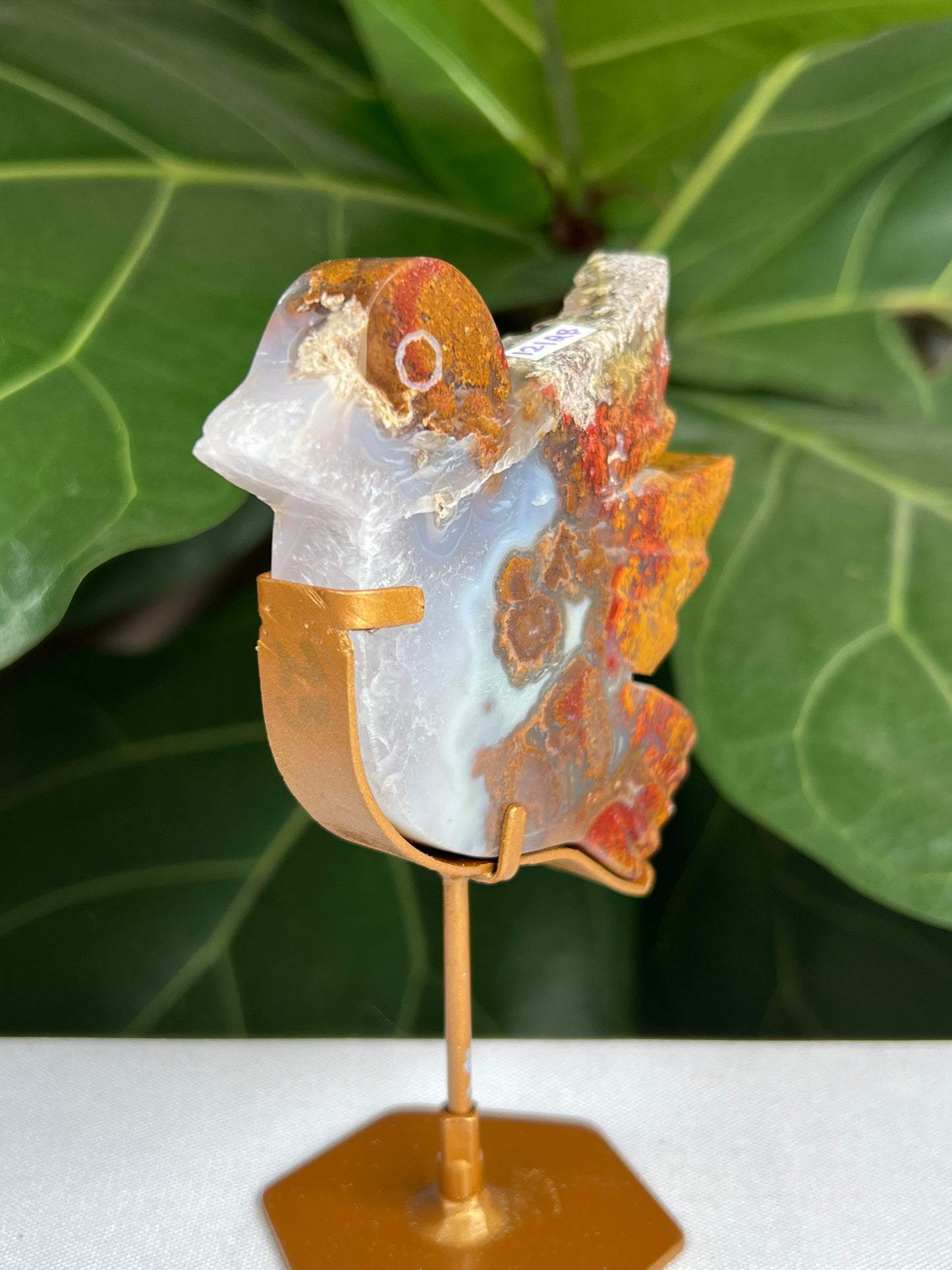 Scenic Moss Agate Bird