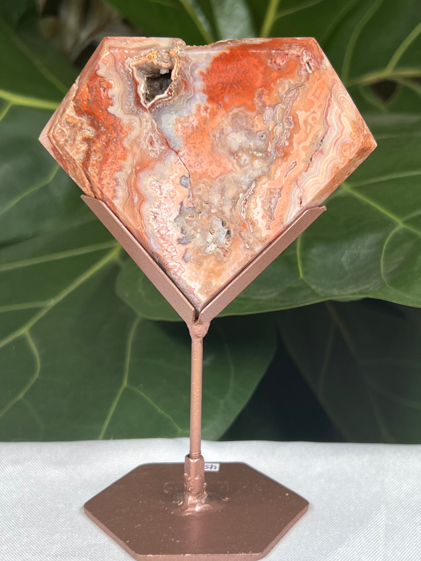 Crazy Lace Agate Diamond