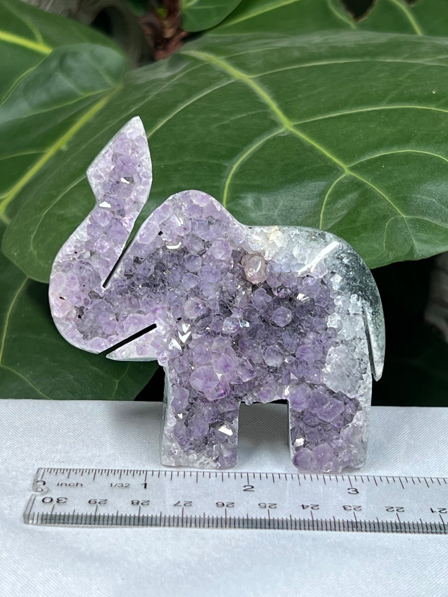 Uruguay Amethyst Elephant