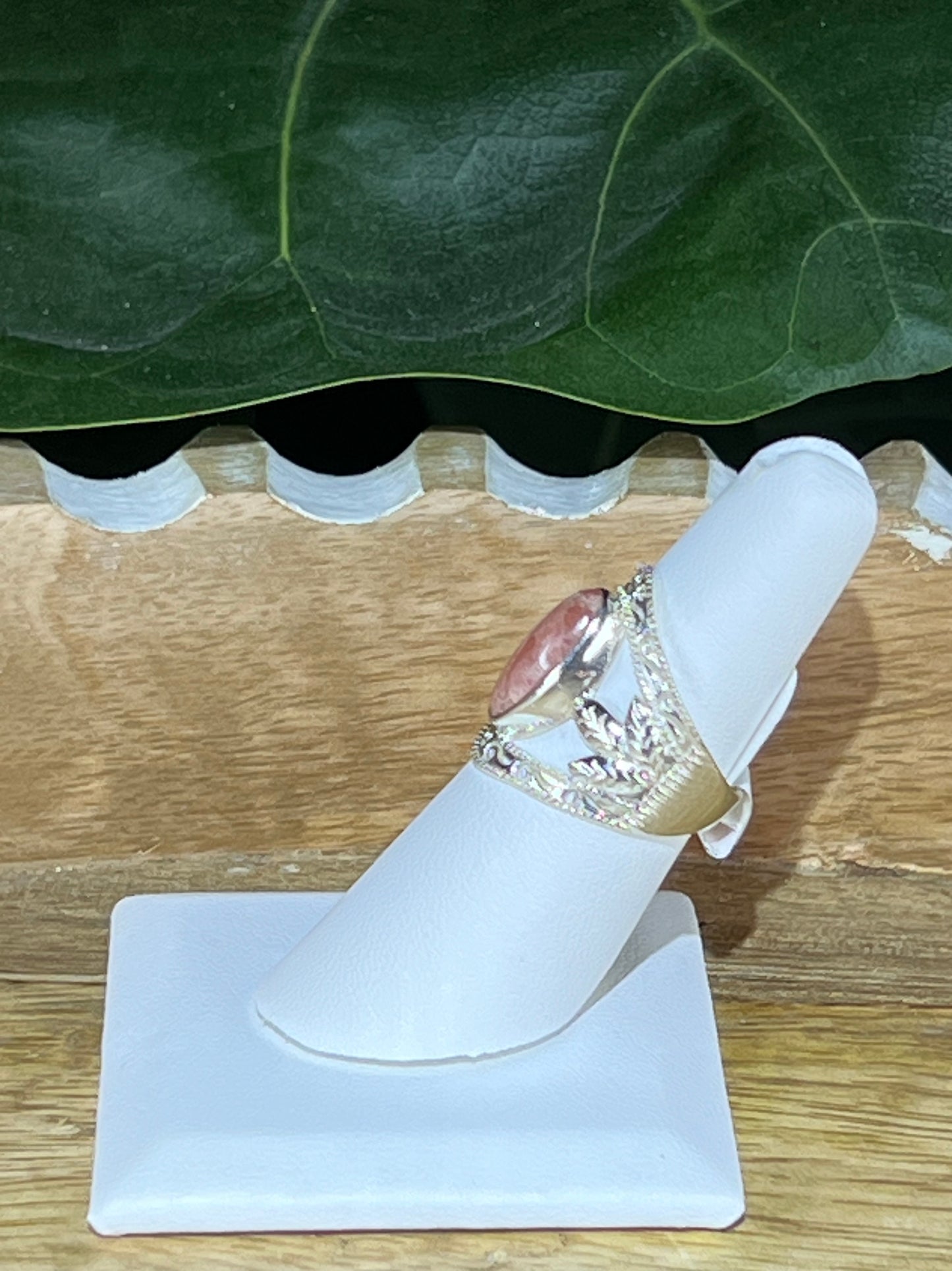 Rhodochrosite Cuff Ring