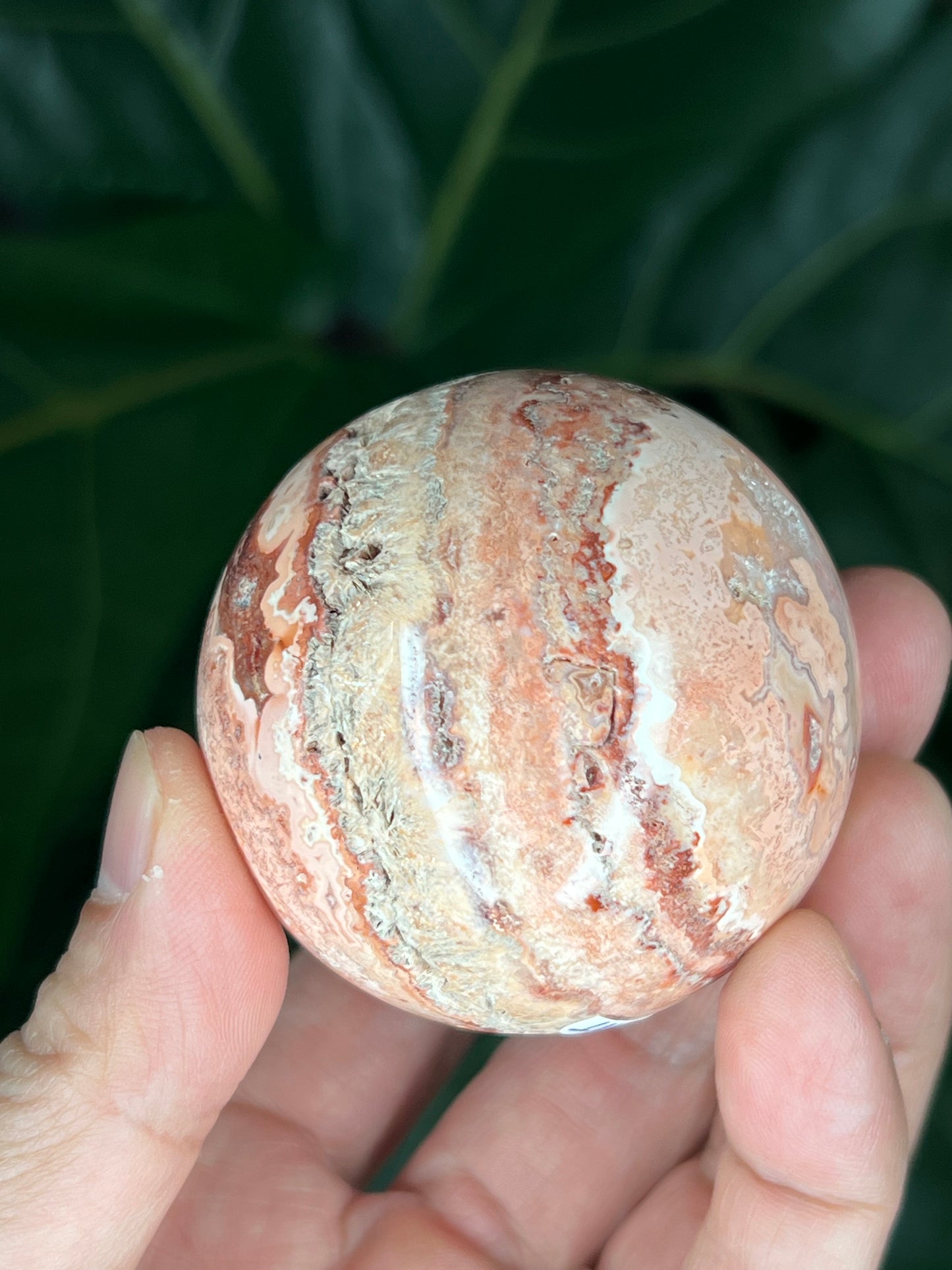 Crazy Lace Agate Sphere