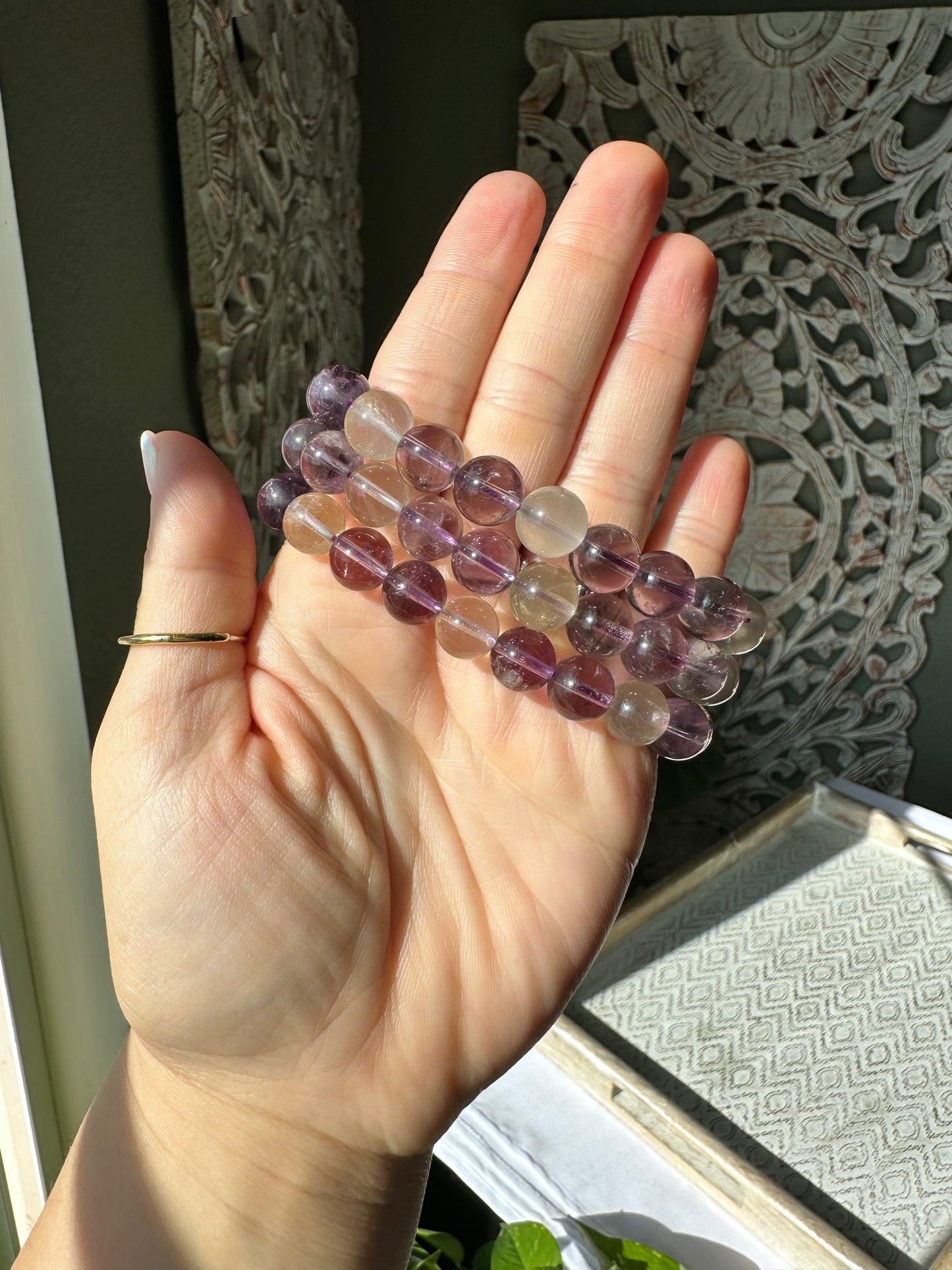 Ametrine Beaded Bracelet