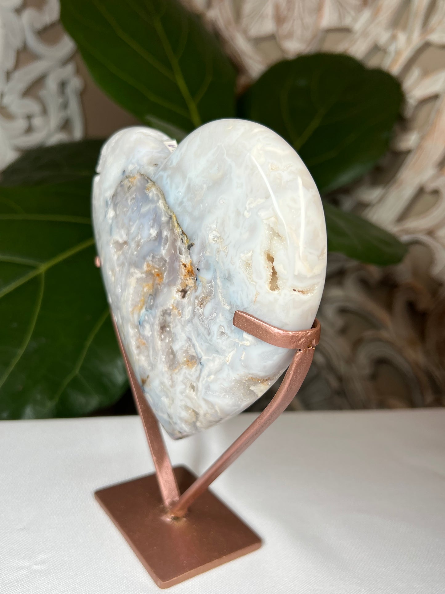 Dendritic Agate Heart