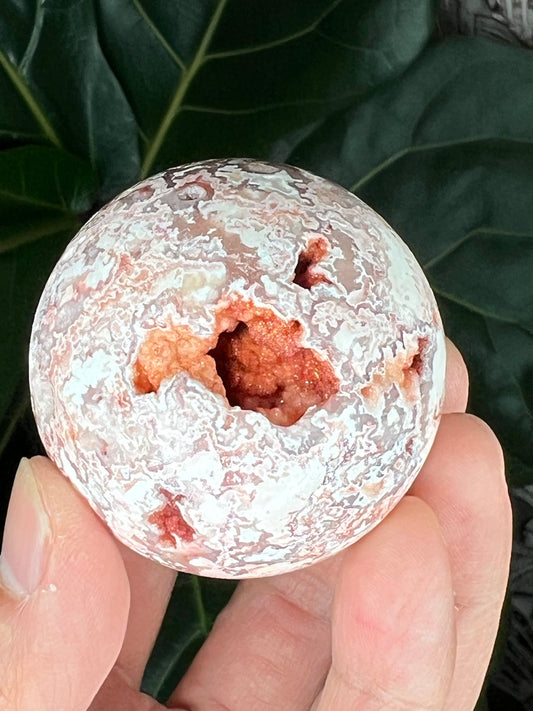 Crazy Lace Agate Sphere