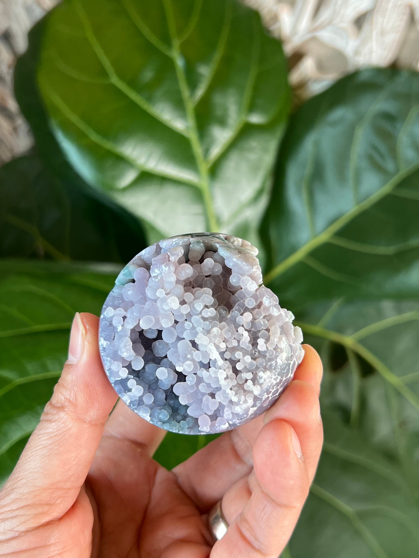 Grape Agate Sphere