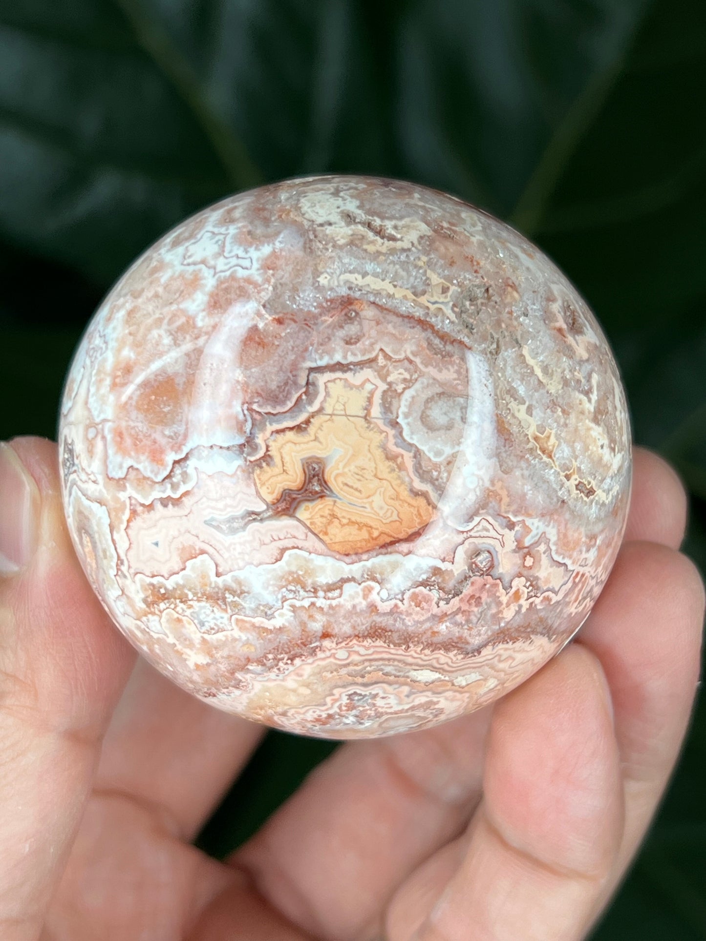 Crazy Lace Agate Sphere