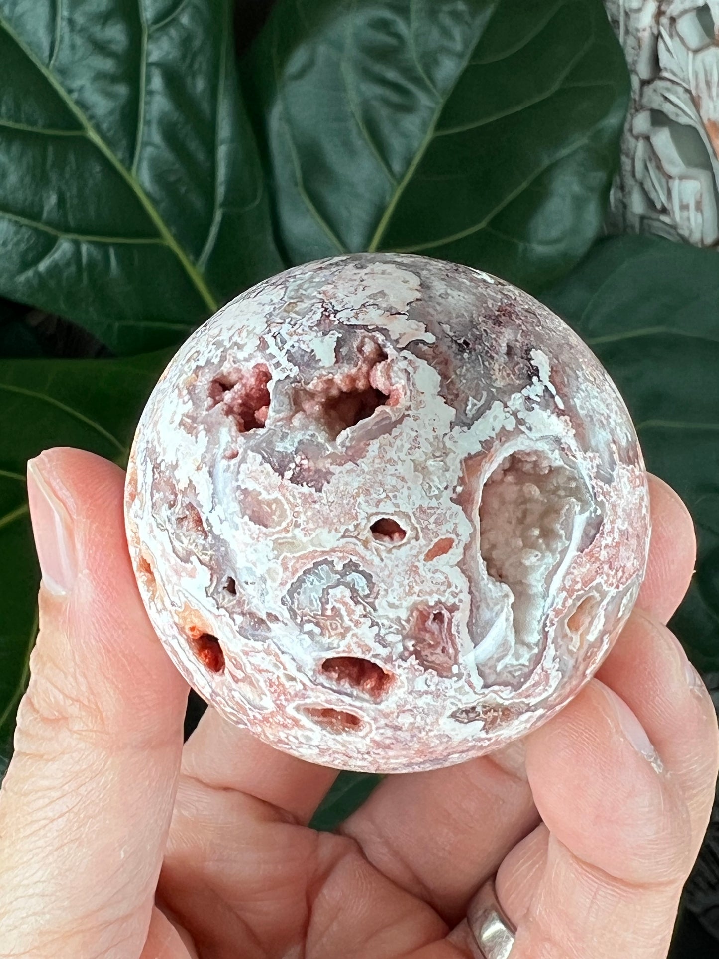 Crazy Lace Agate Sphere