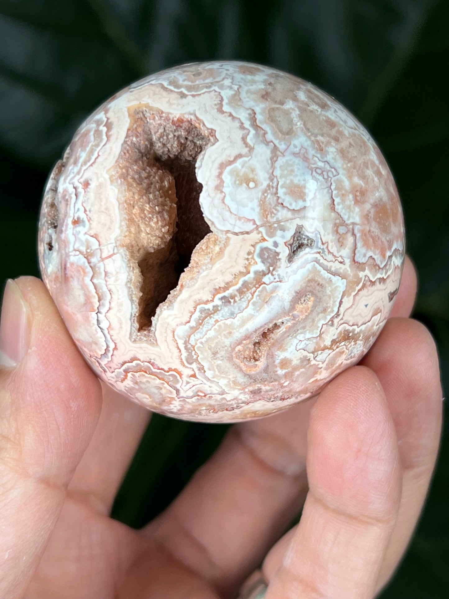 Crazy Lace Agate Sphere