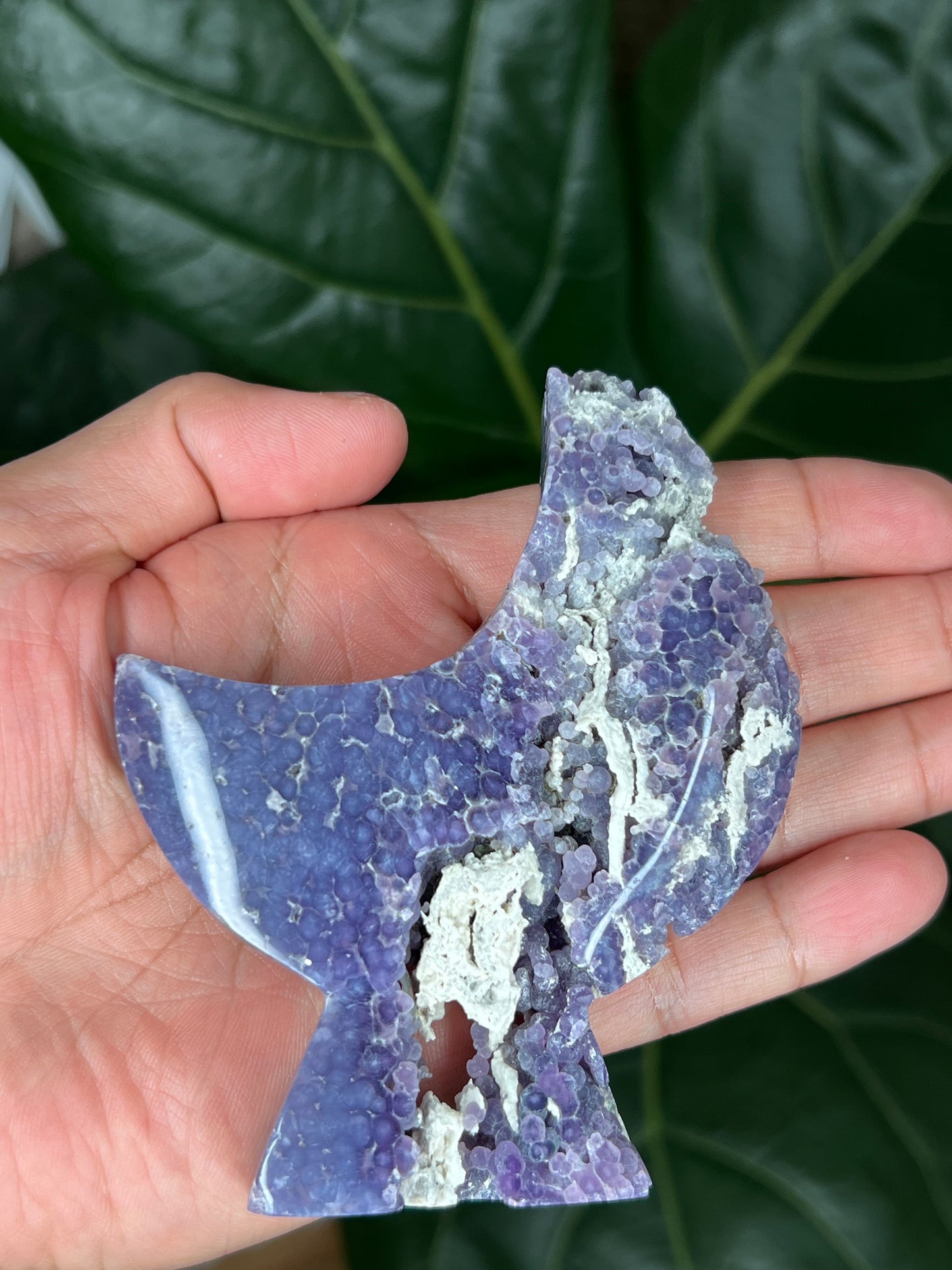 Grape Agate Moon