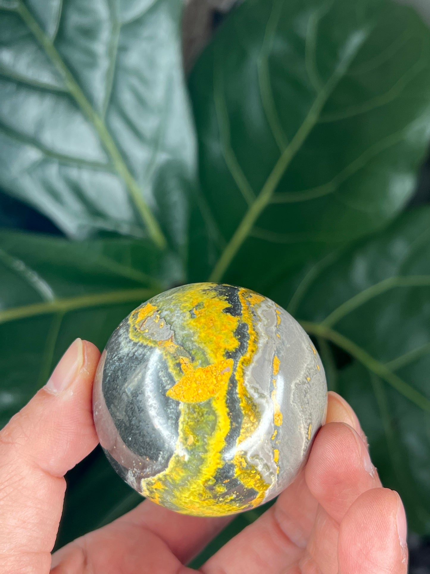 Bumblebee Jasper Sphere