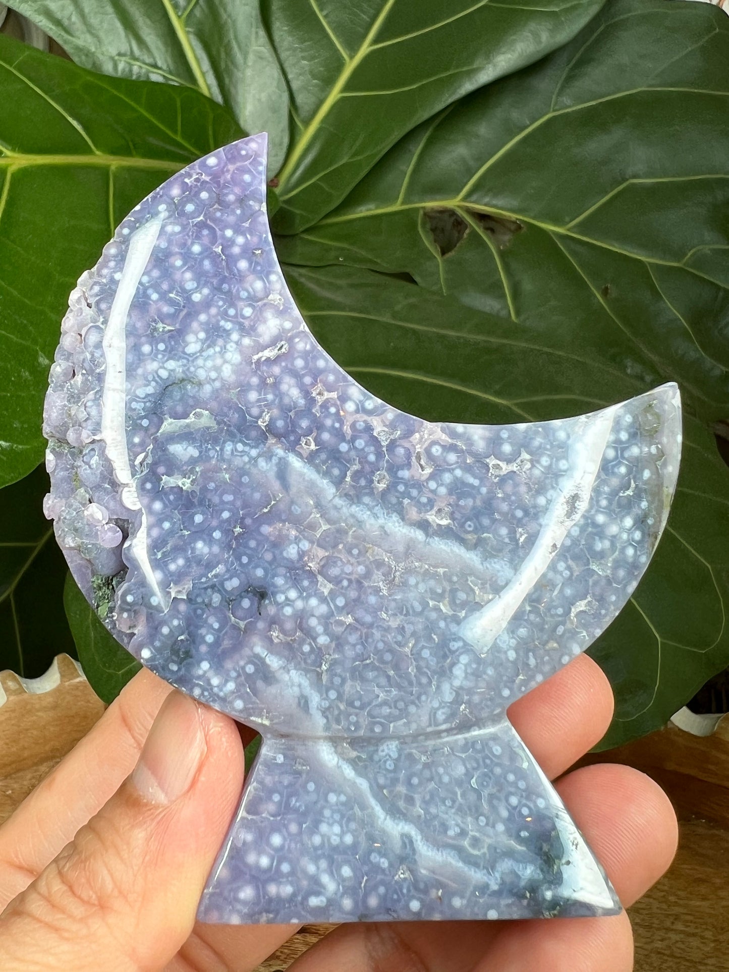 Grape Agate Moon