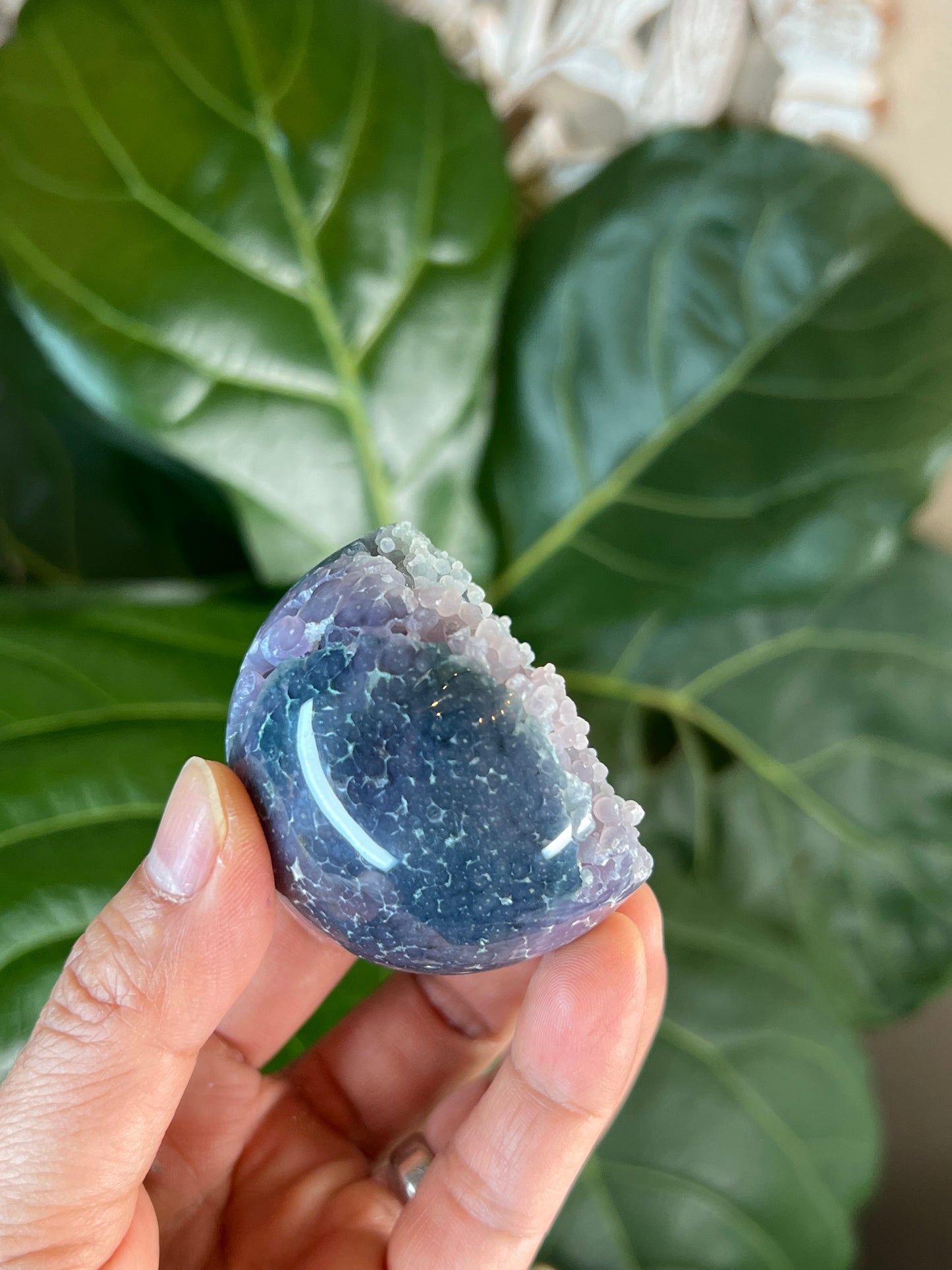 Grape Agate Sphere