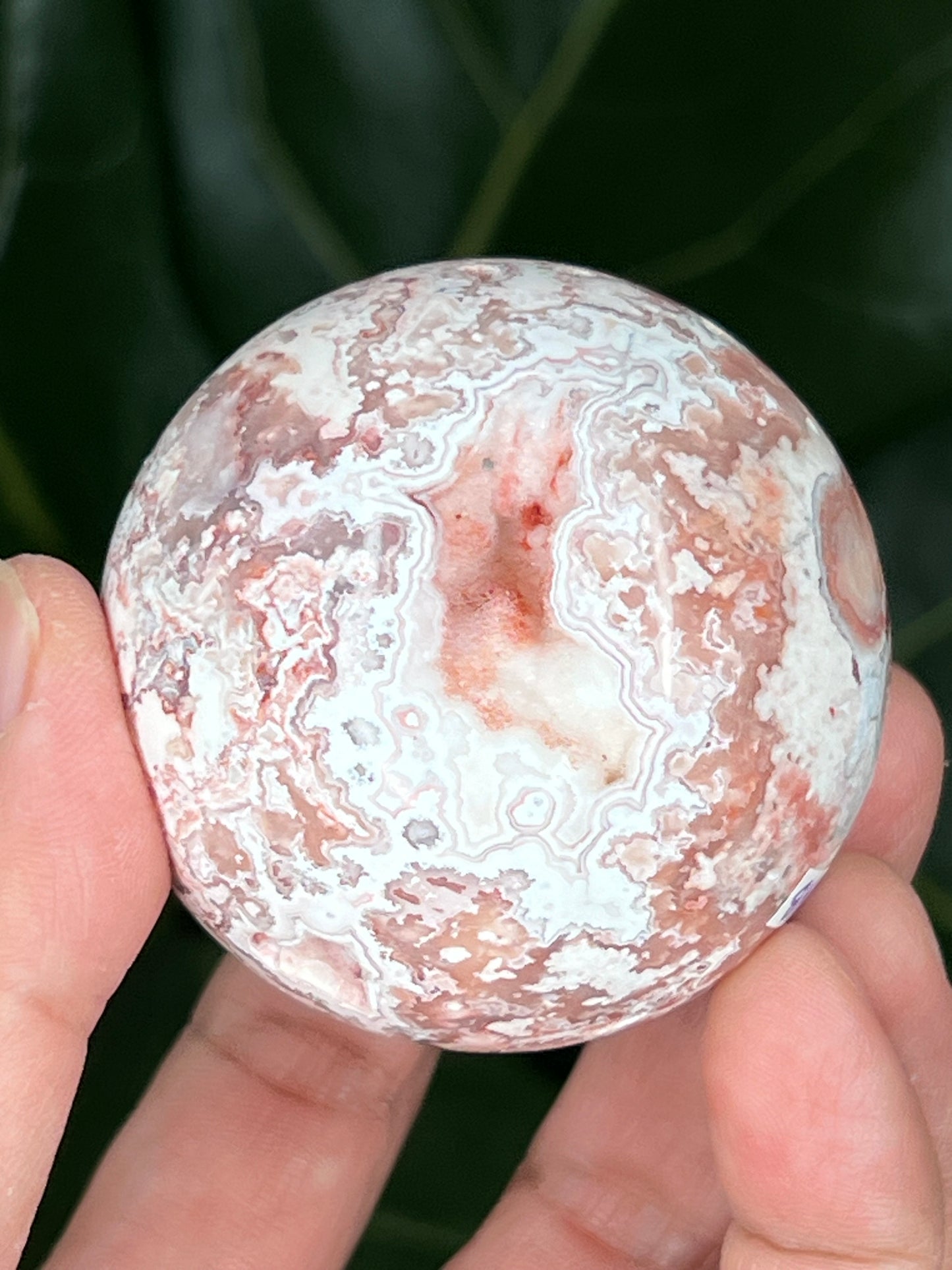 Crazy Lace Agate Sphere