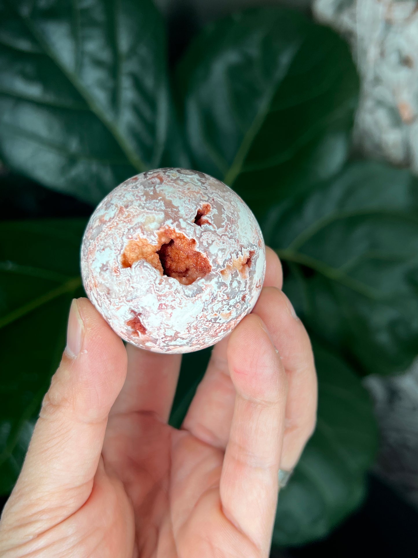 Crazy Lace Agate Sphere