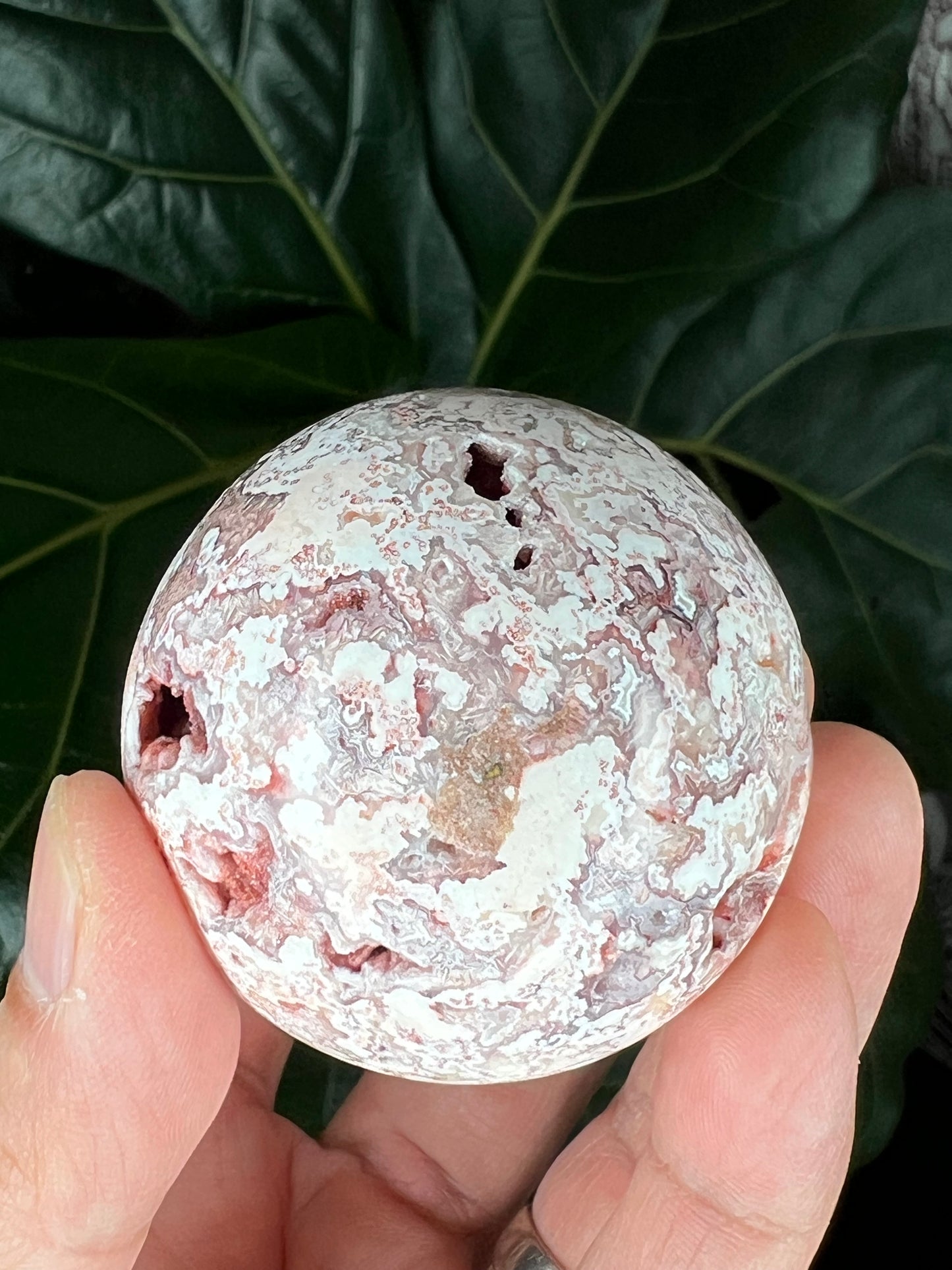 Crazy Lace Agate Sphere