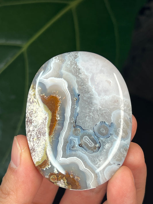 Scenic Moss Agate Palmstone