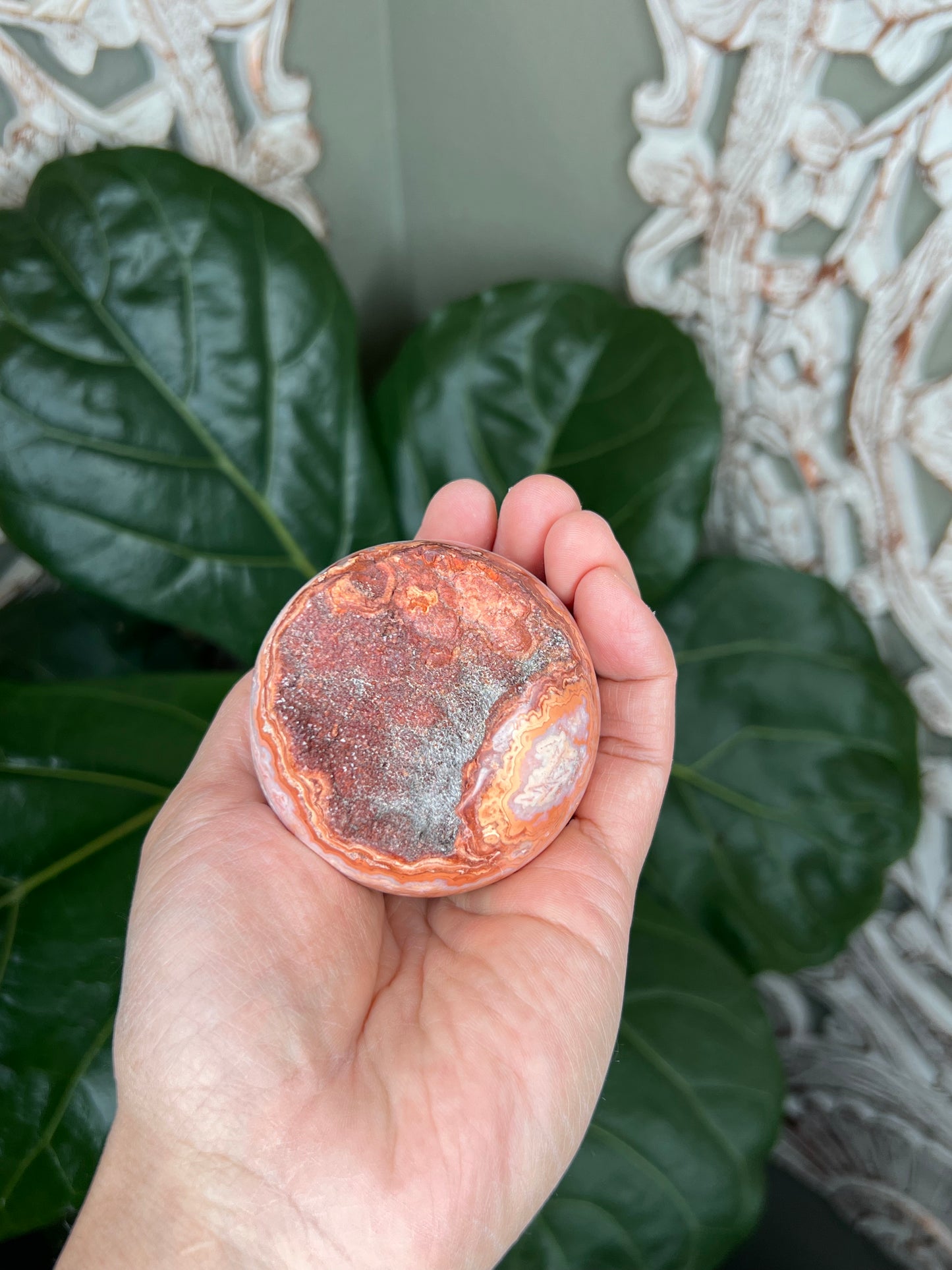 Crazy Lace Agate Sphere