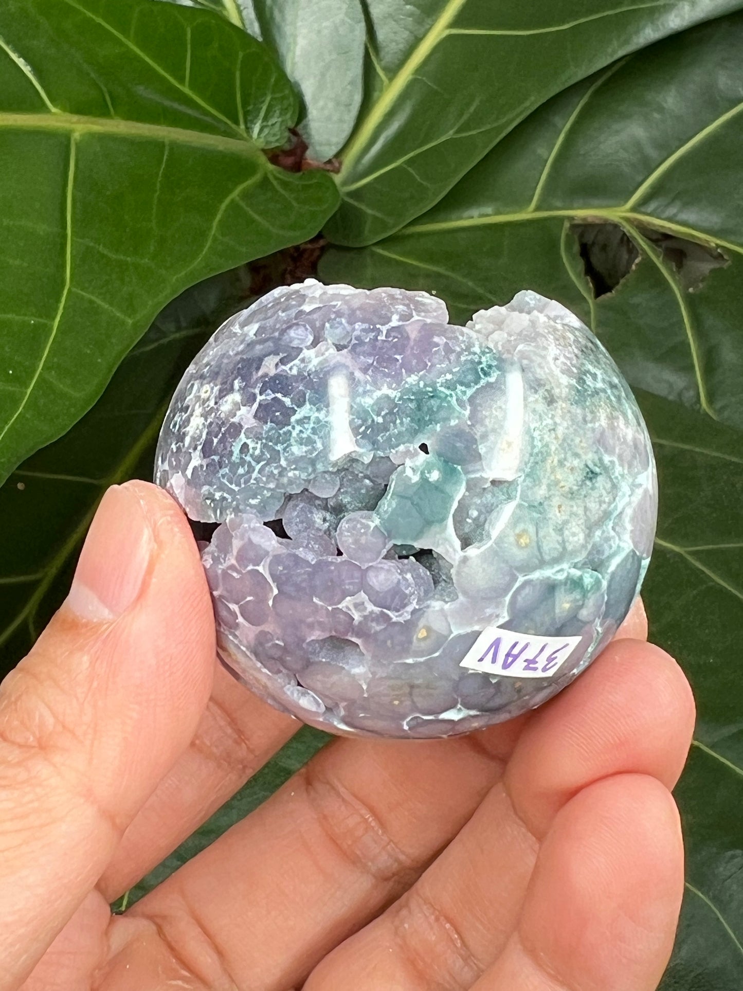 Grape Agate Sphere