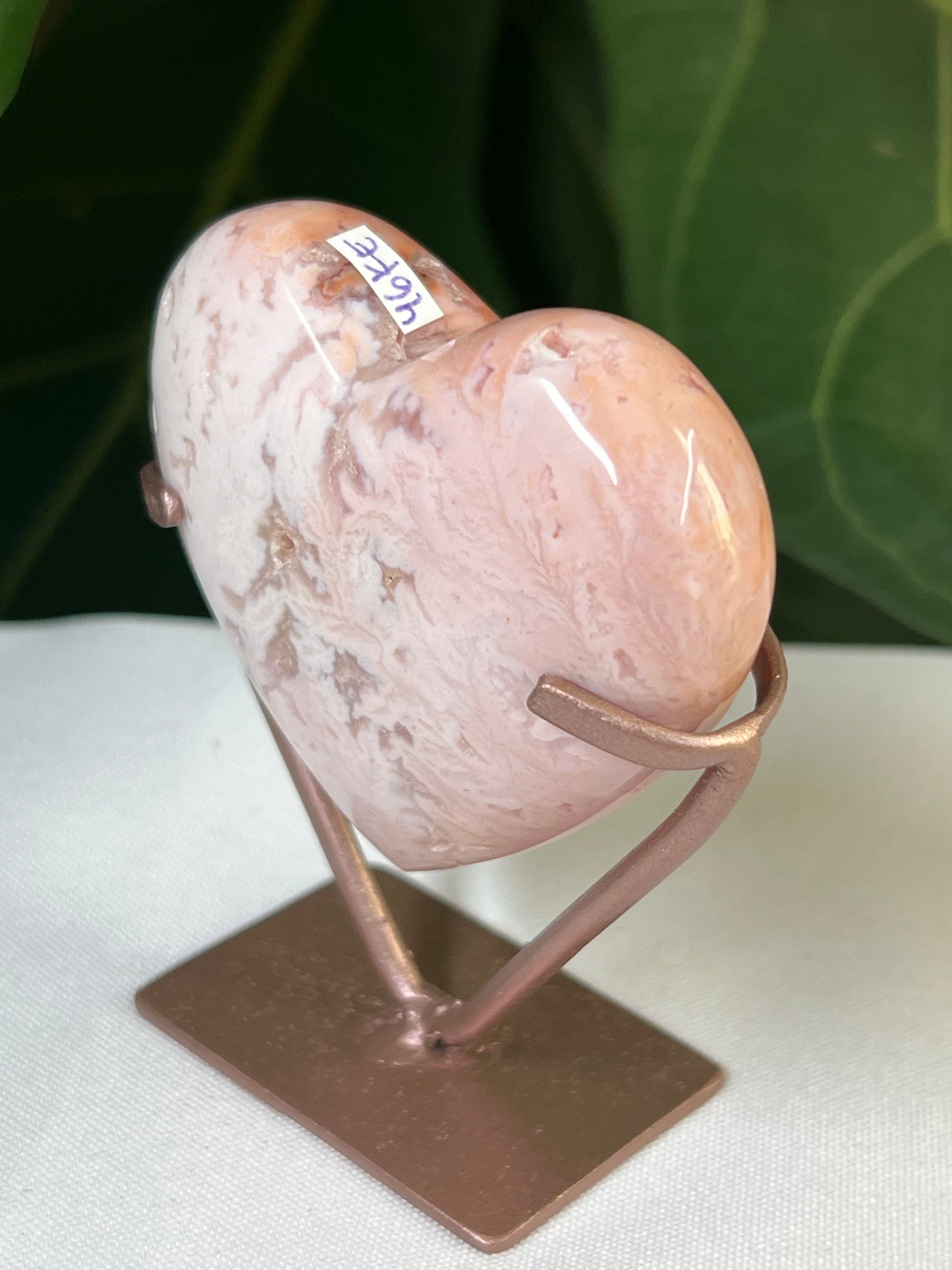 Pink Carnelian Heart