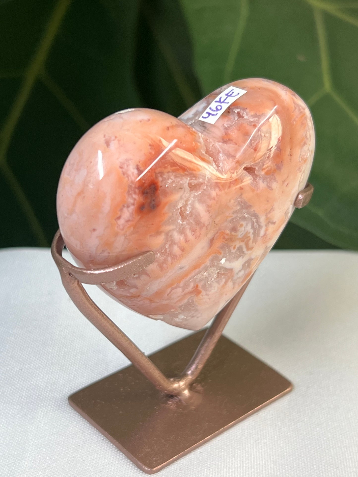 Pink Carnelian Heart