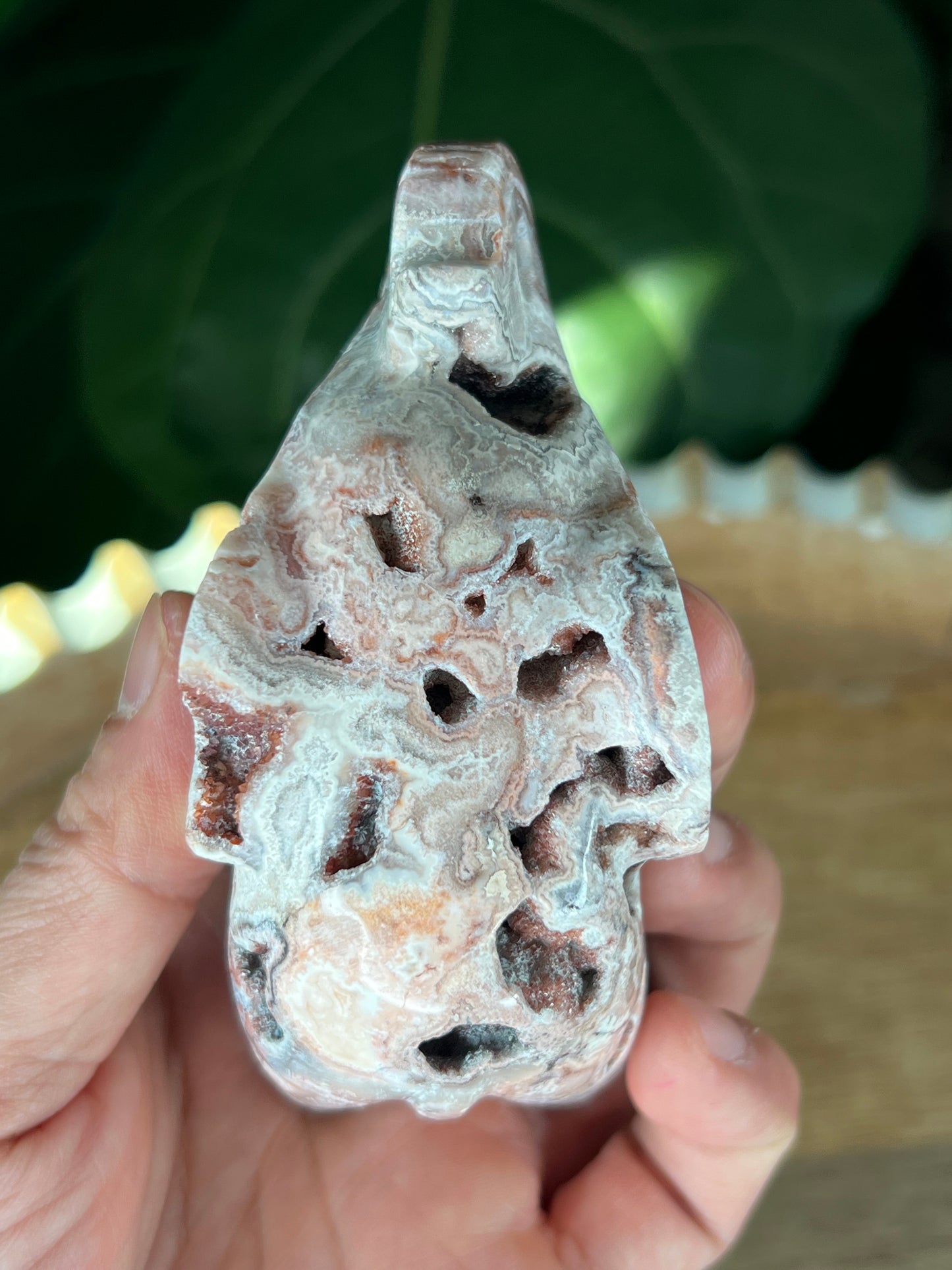 Crazy Lace Agate Elephant