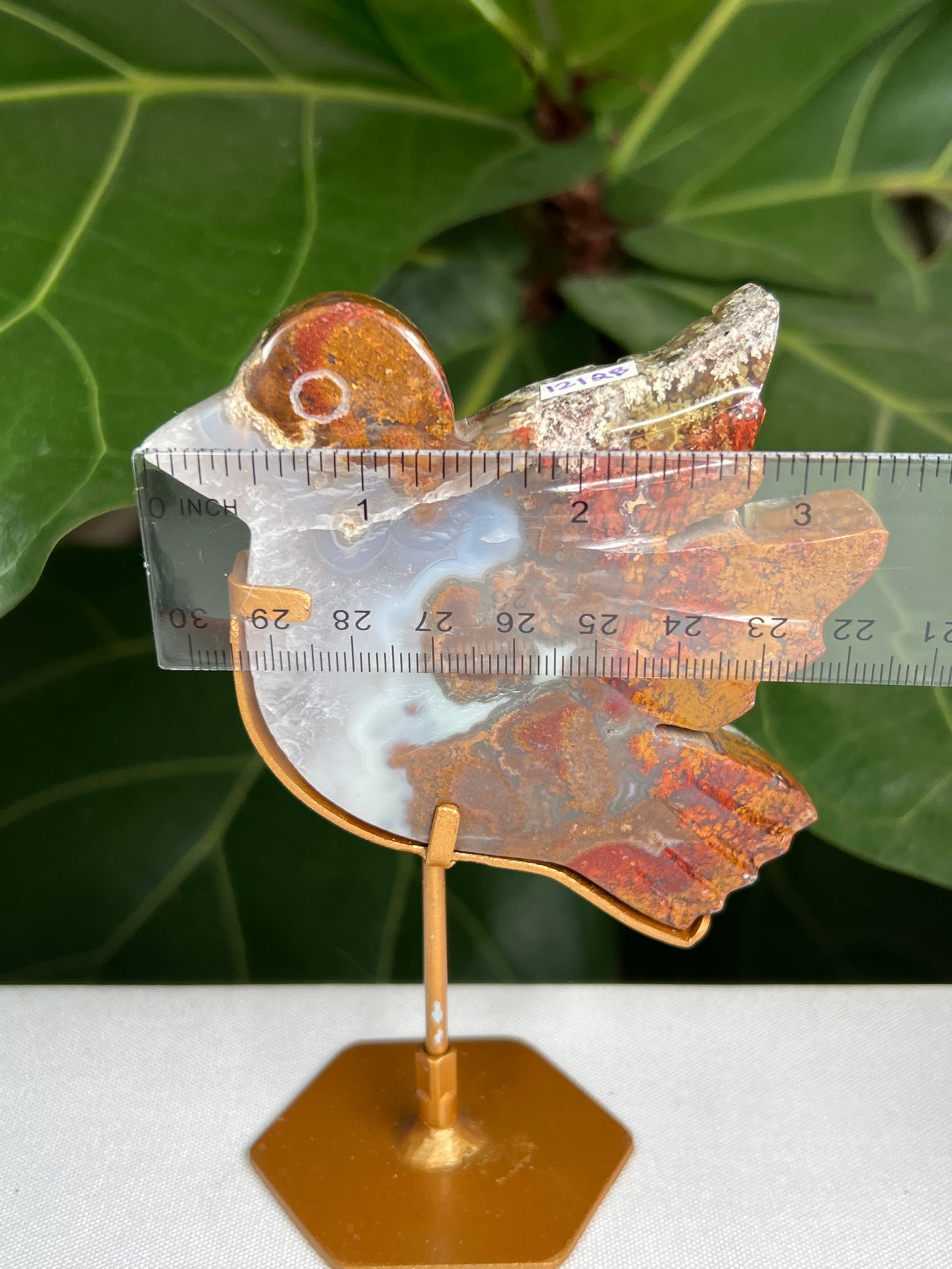 Scenic Moss Agate Bird