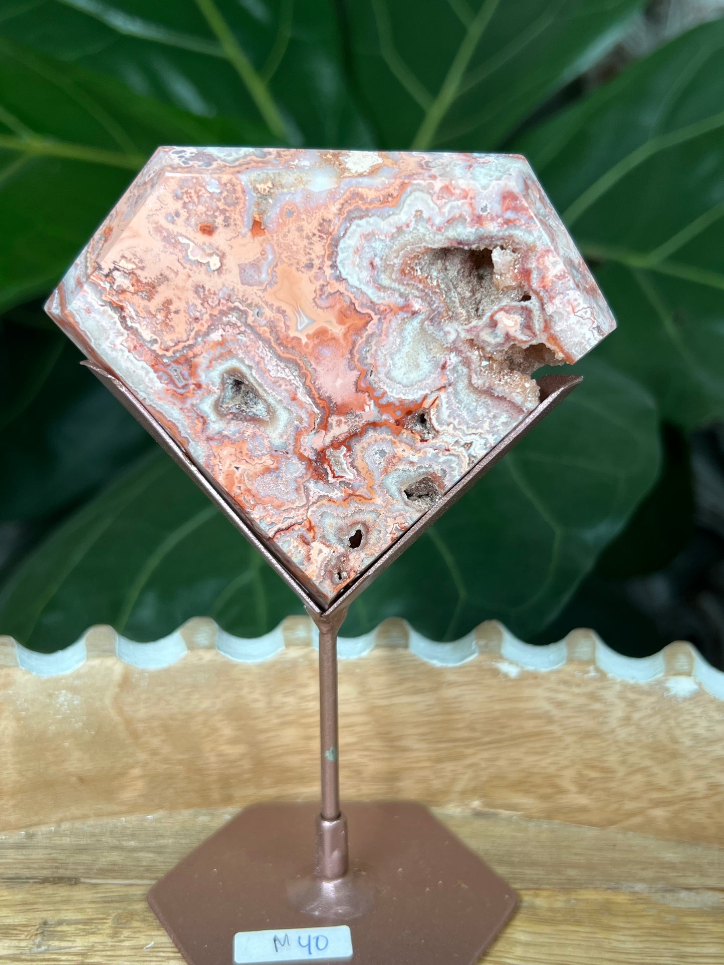 Crazy Lace Agate Diamond