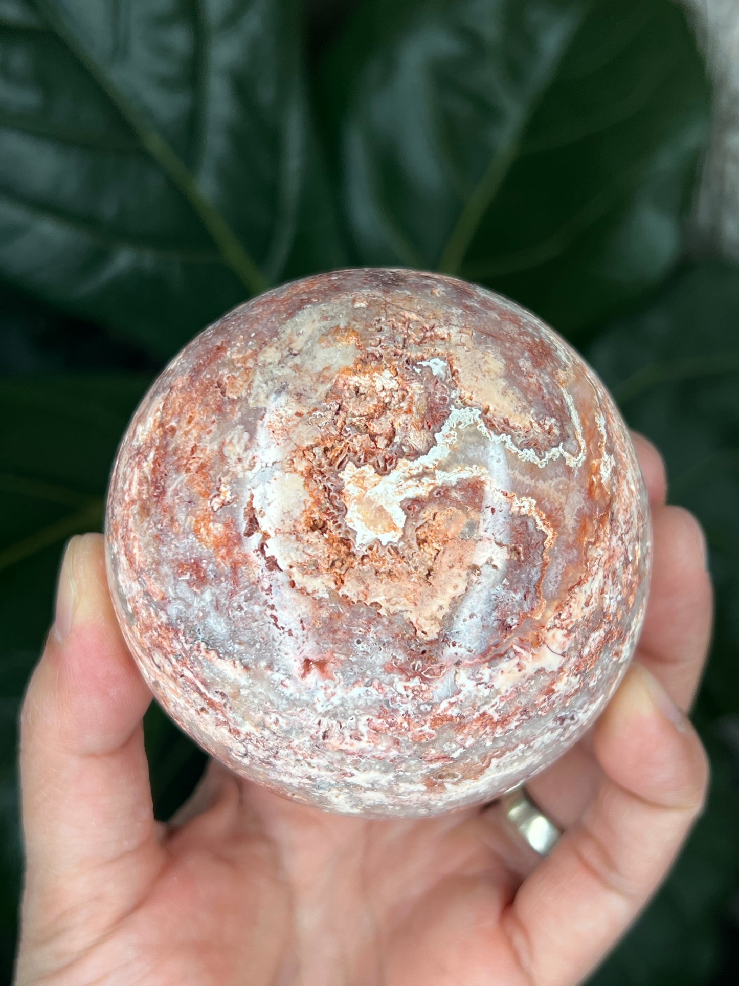 Crazy Lace Agate Sphere