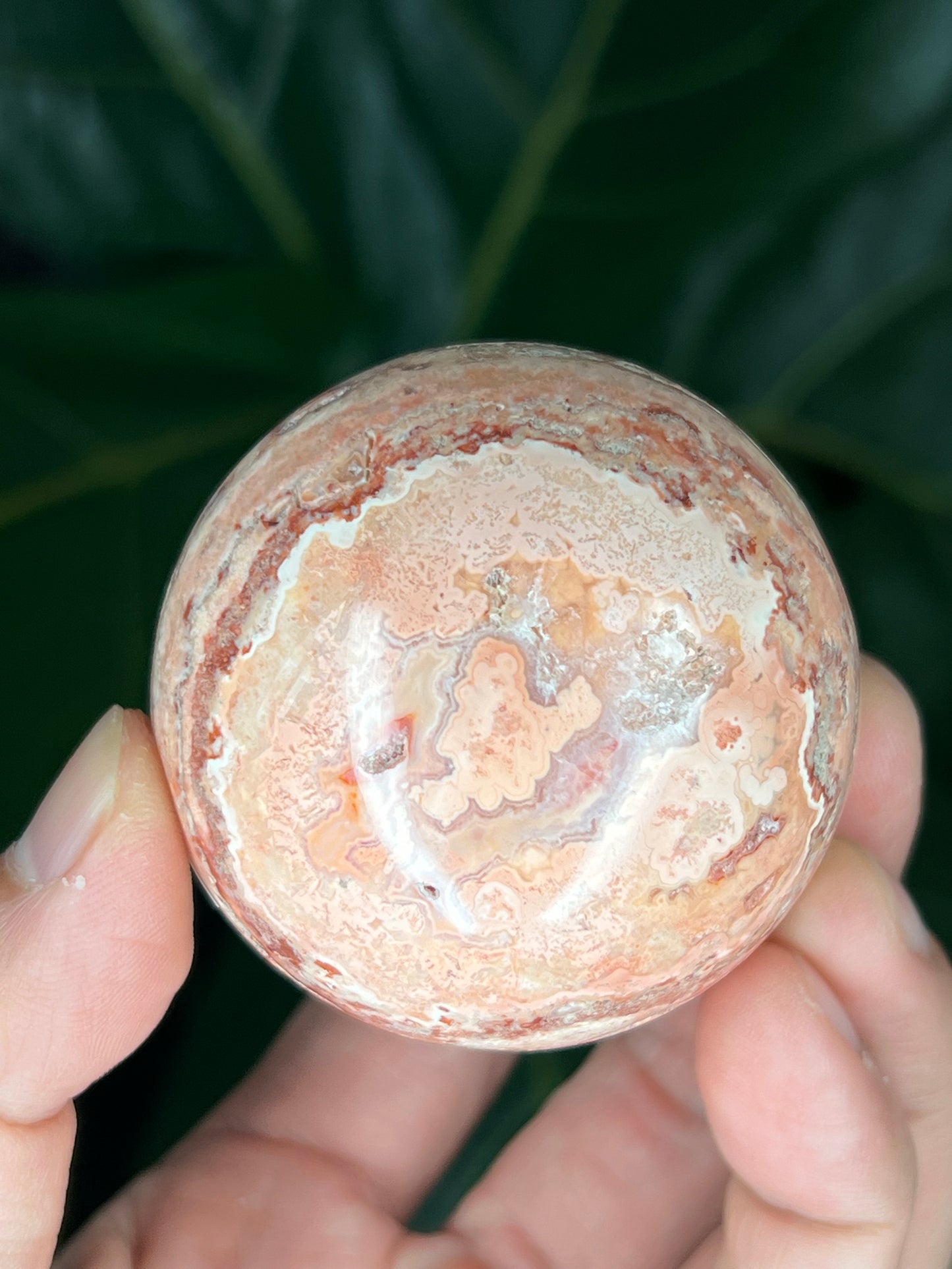 Crazy Lace Agate Sphere