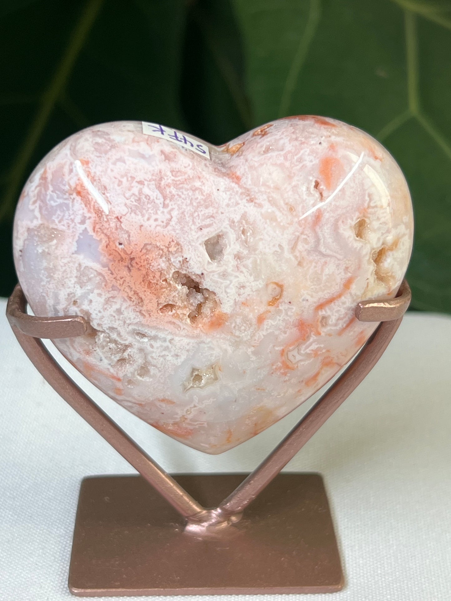 Pink Carnelian Heart