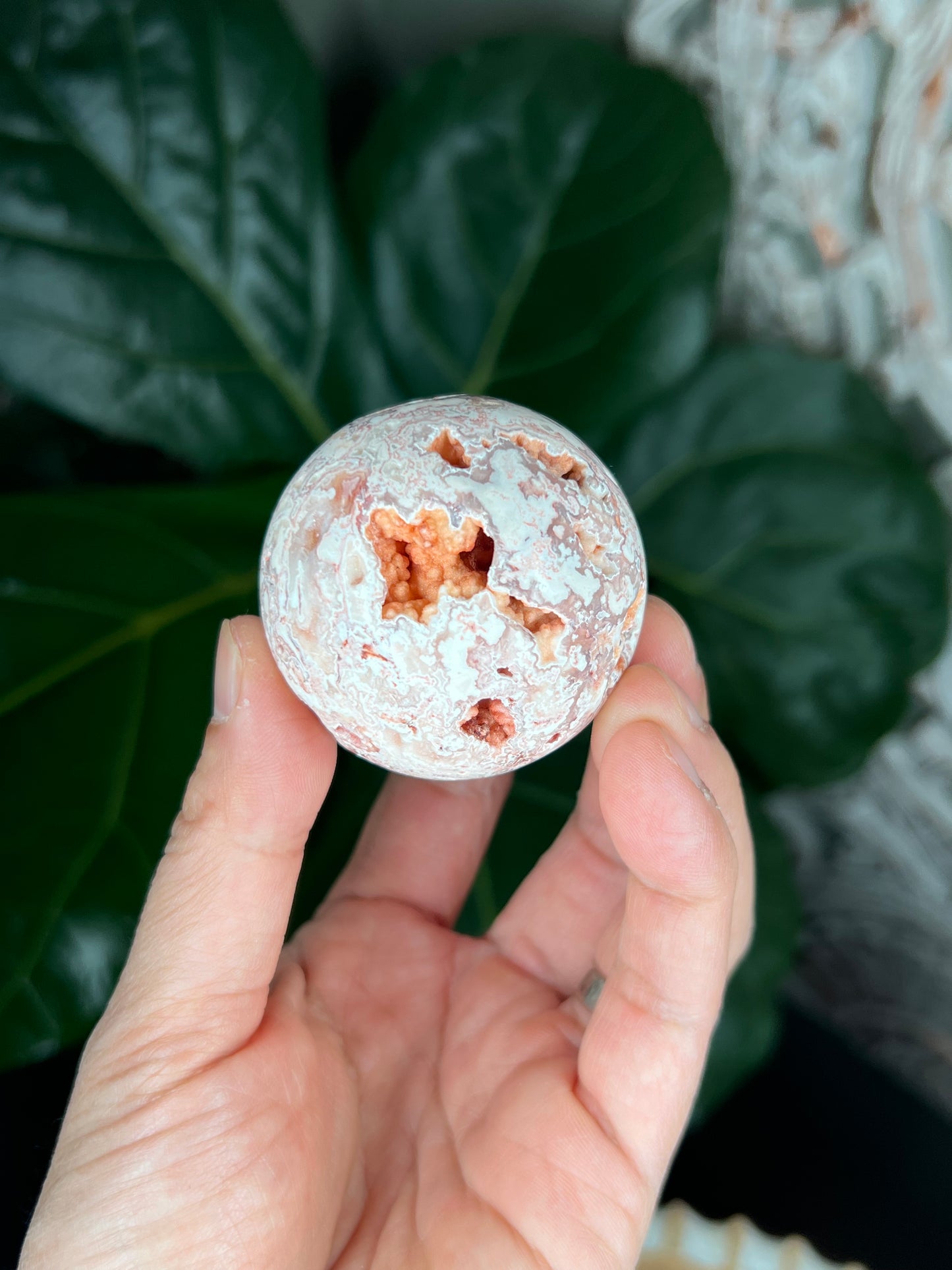 Crazy Lace Agate Sphere