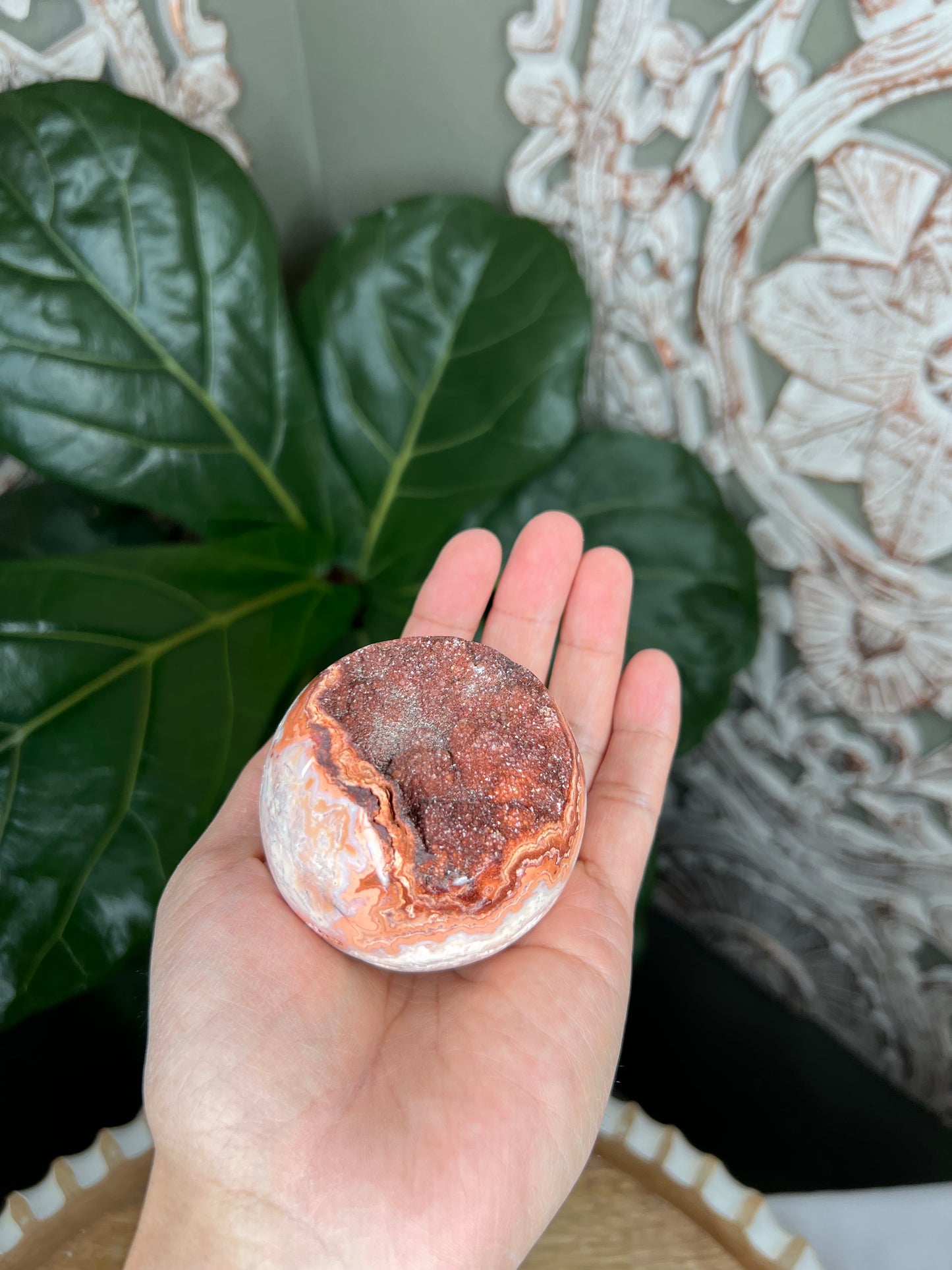 Crazy Lace Agate Sphere