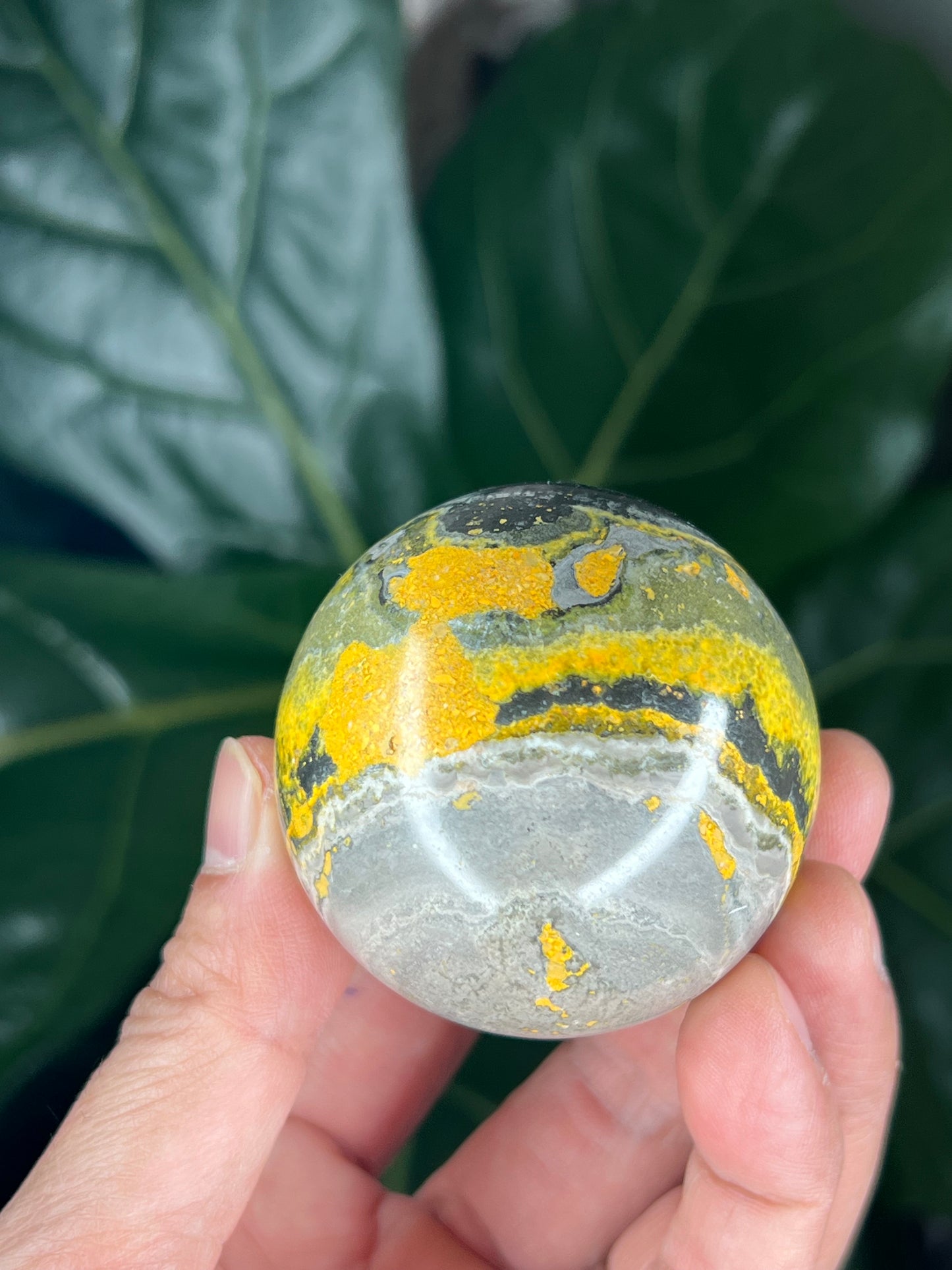 Bumblebee Jasper Sphere