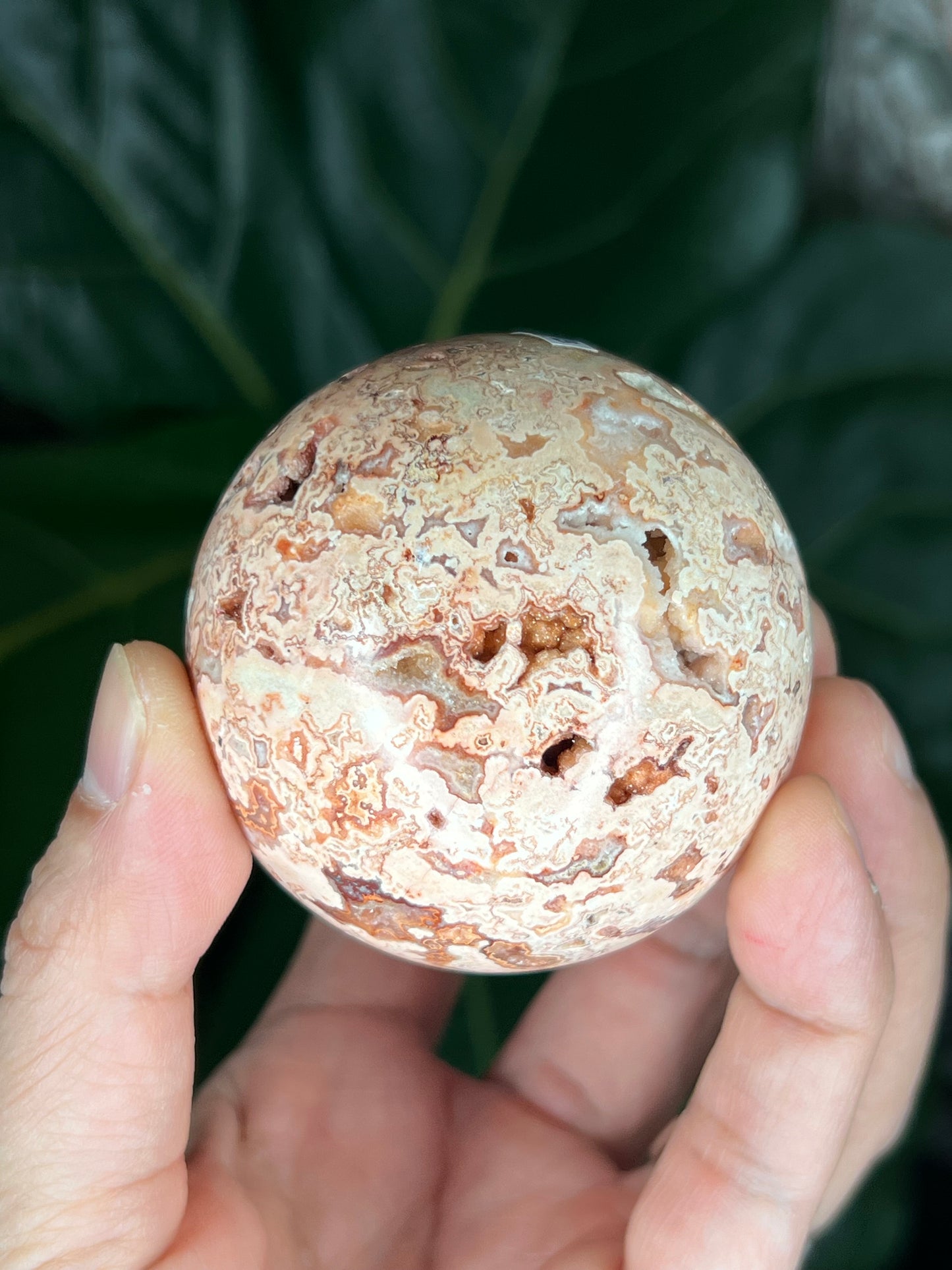 Crazy Lace Agate Sphere