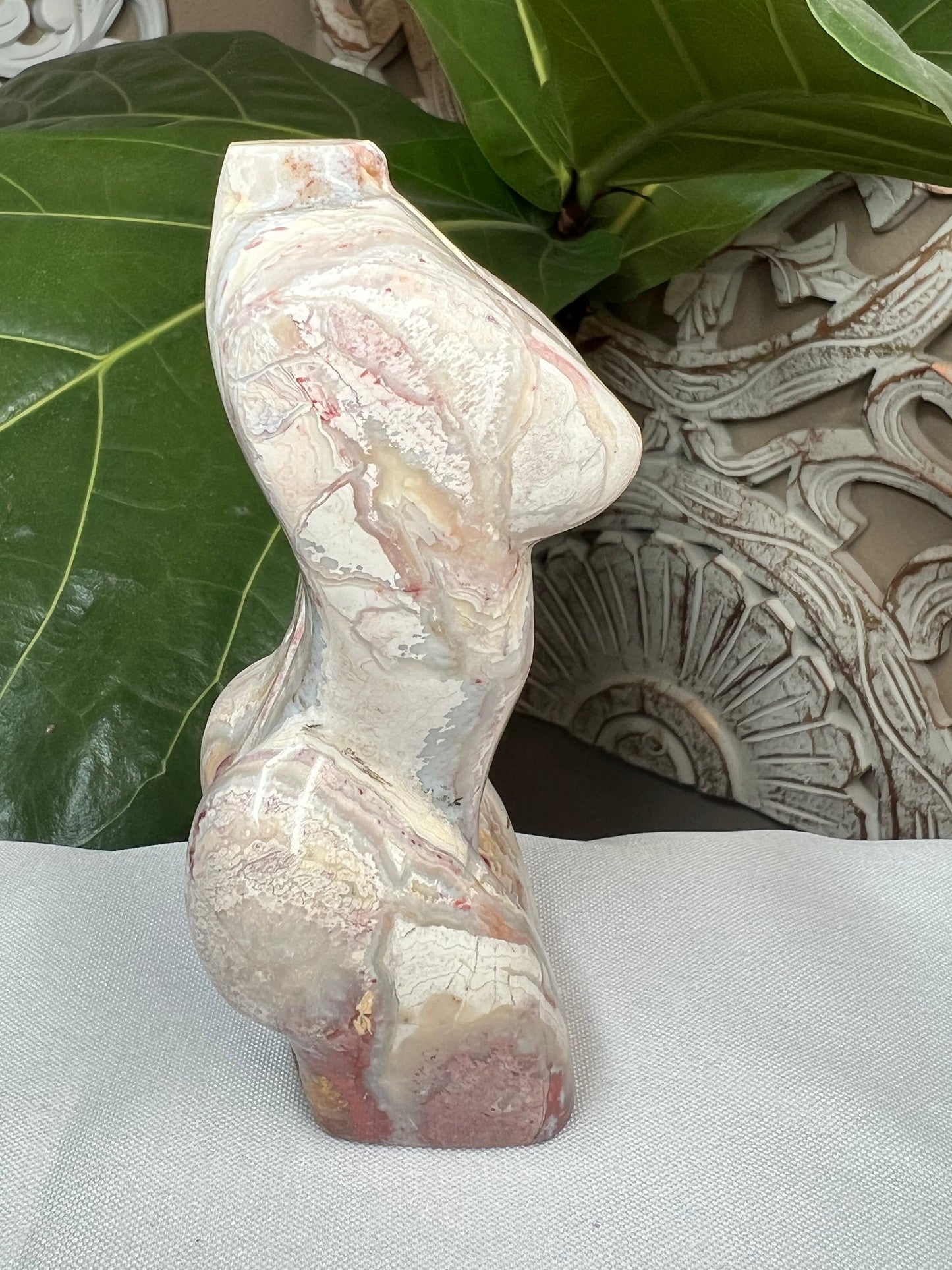 Crazy Lace Agate Goddess Body