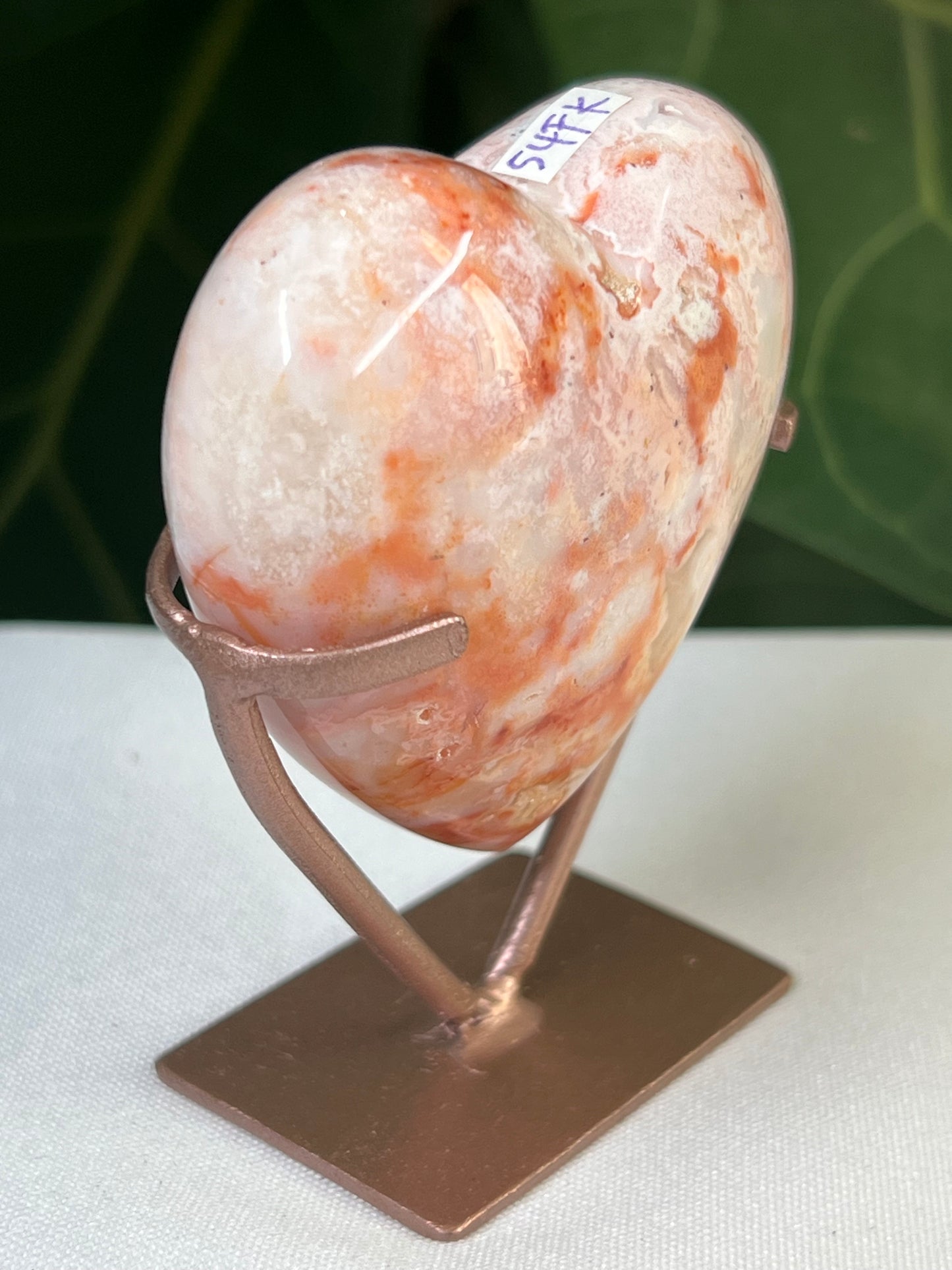 Pink Carnelian Heart