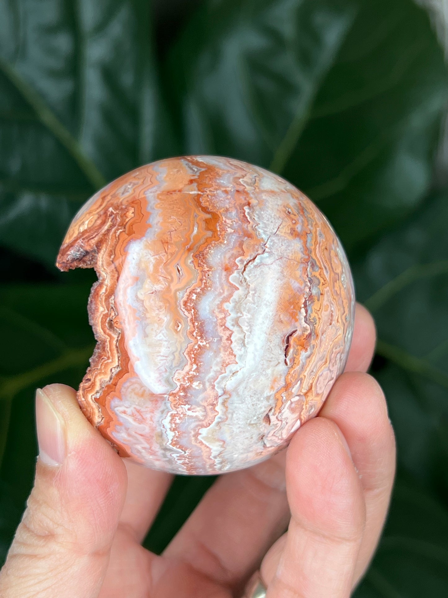 Crazy Lace Agate Sphere