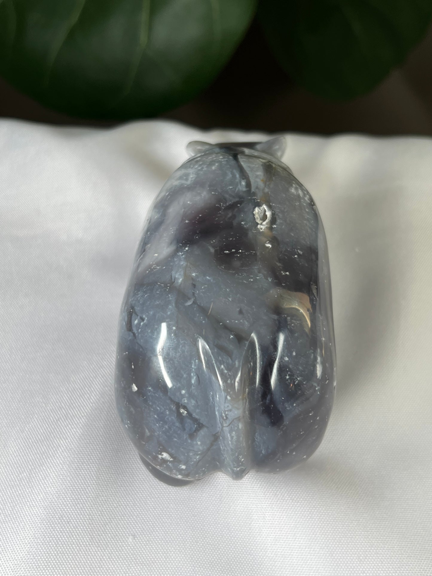 Purple Chalcedony Hippo